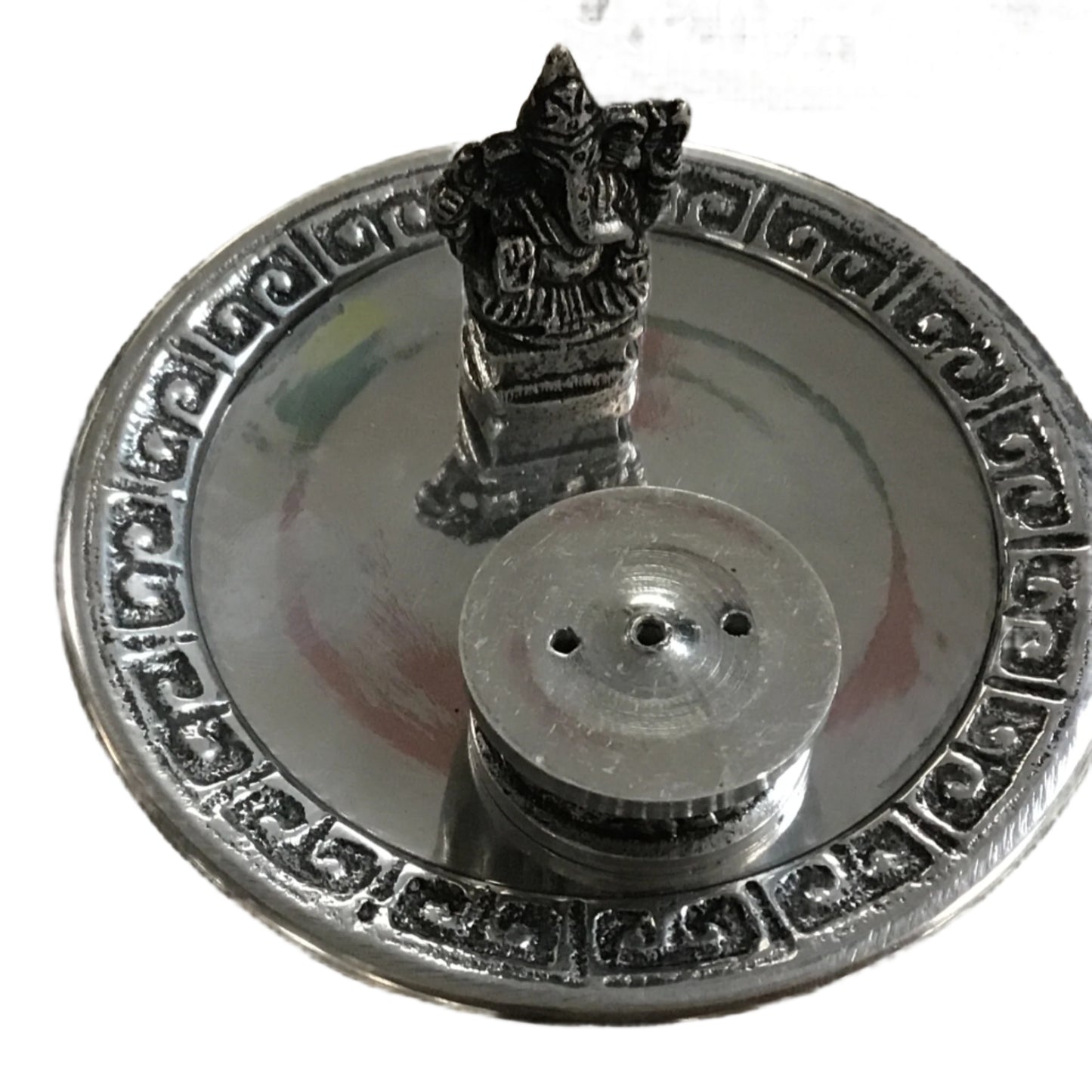 Aluminum Ganesh Incense Burner