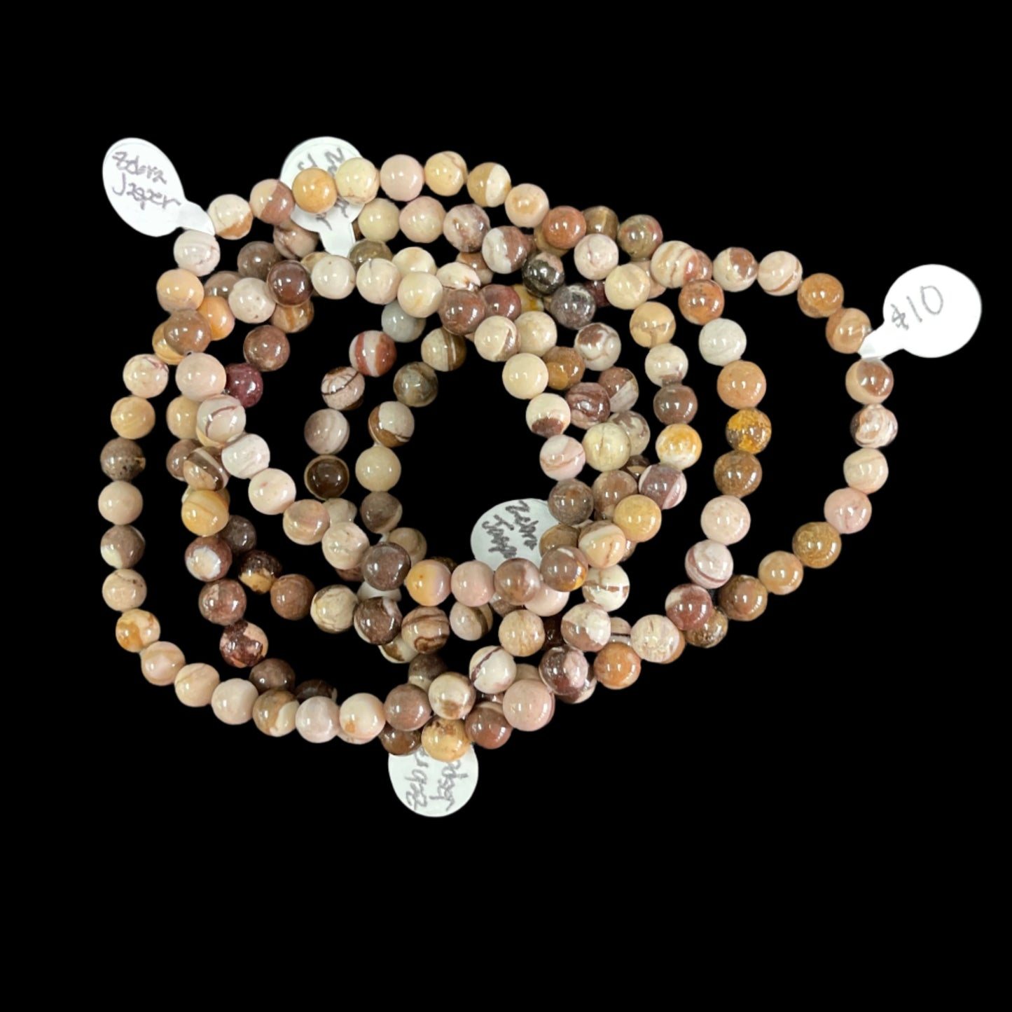 Zebra Jasper Bracelet 6mm