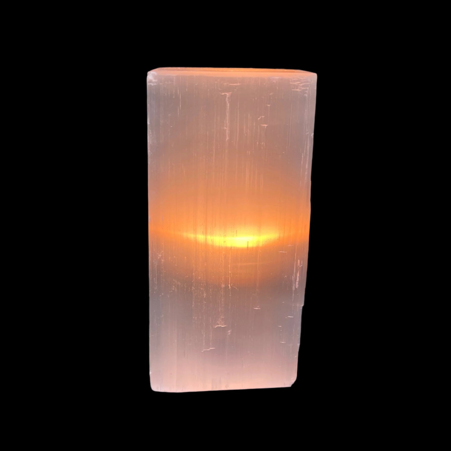 Block Selenite Lamps