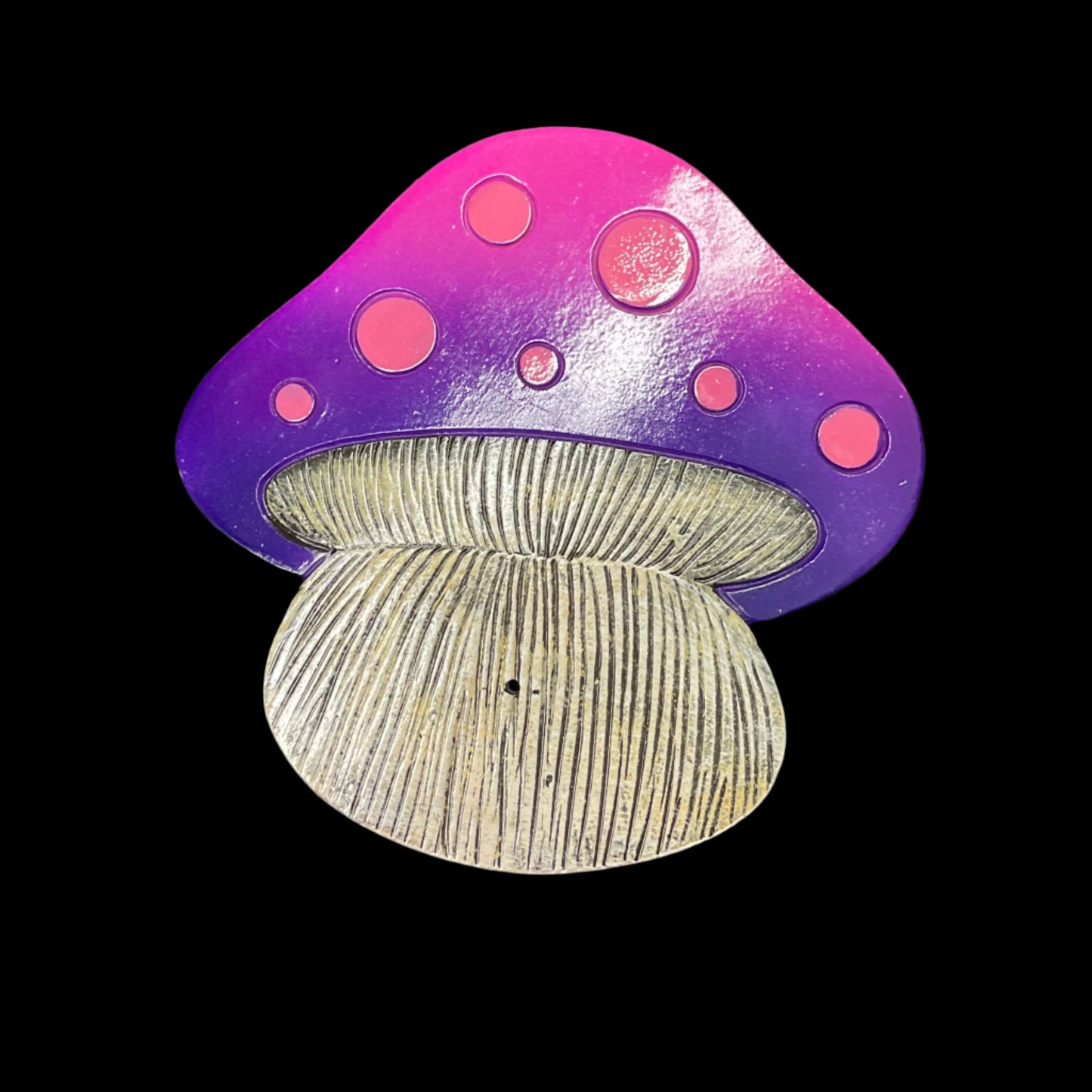Mushroom Flat Incense Burner