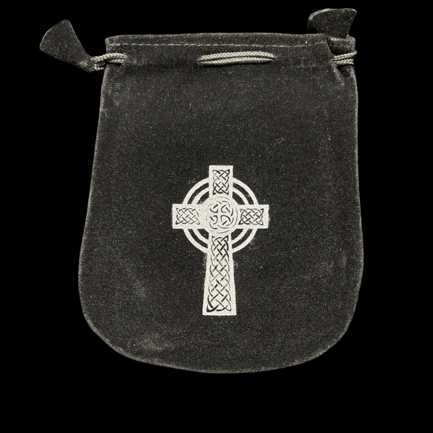 Celtic Cross Velvet Bag