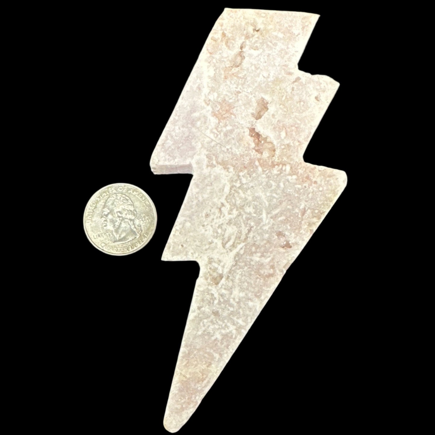 Pink Amethyst Lightning Bolts