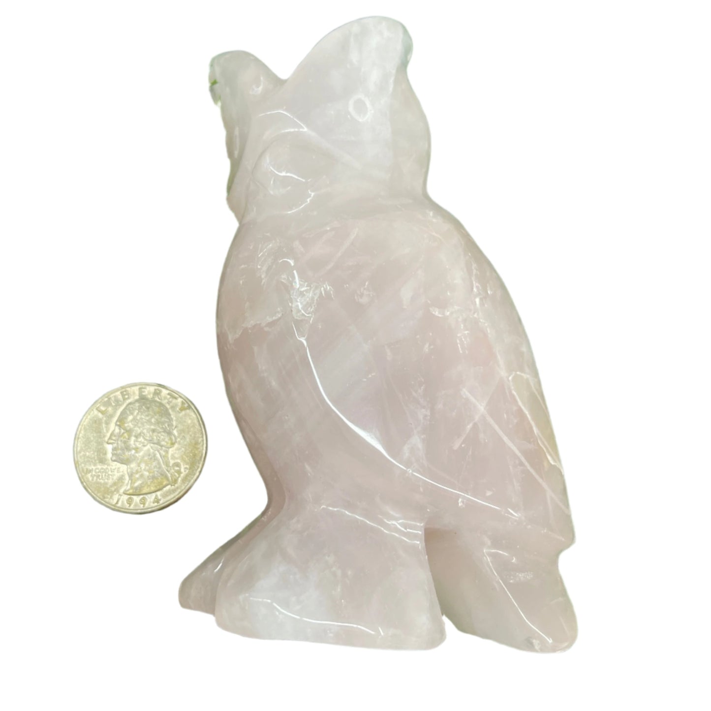 Rose Quartz Owl