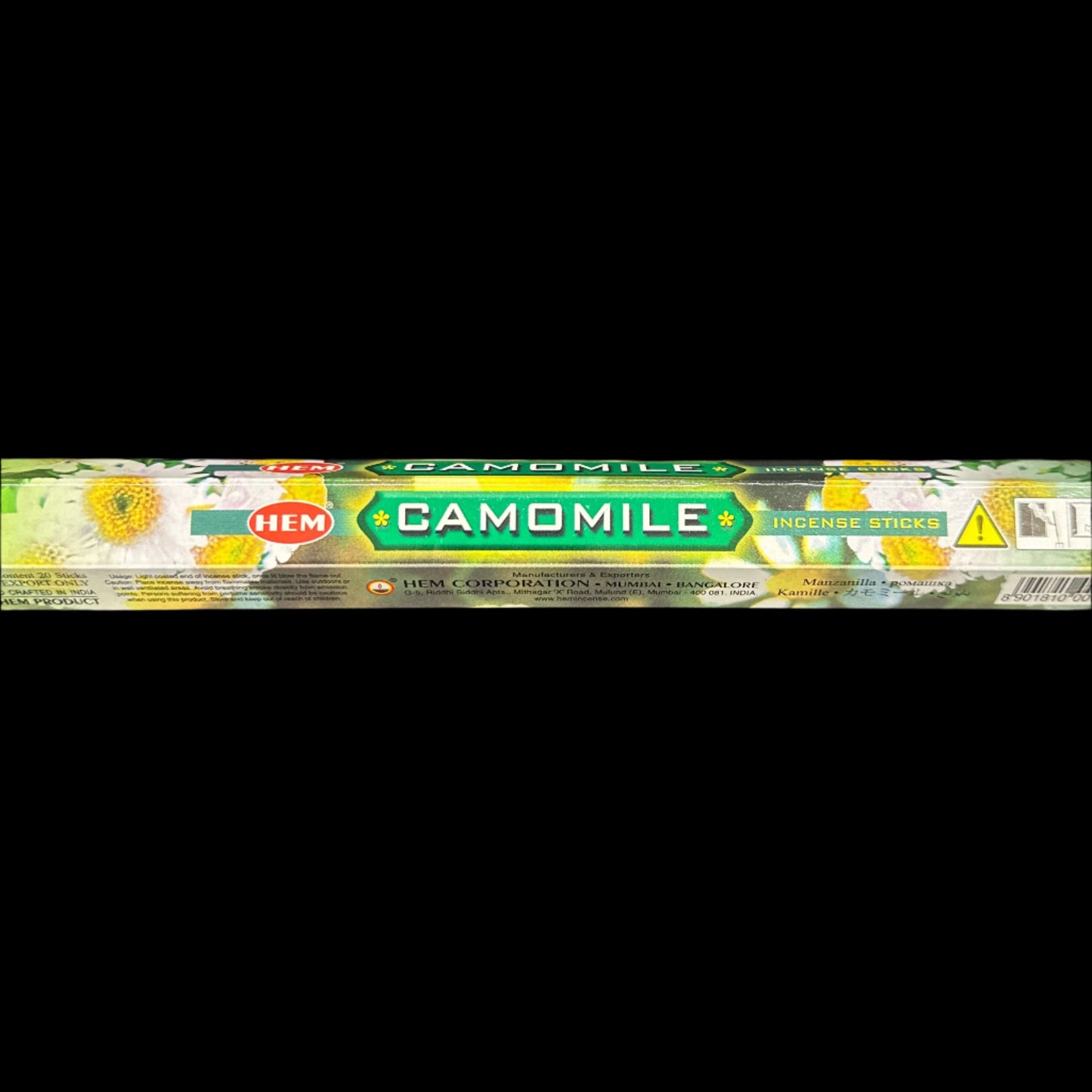 HEM Incense Sticks 20 per box for Chamomile (Manzanilla)
