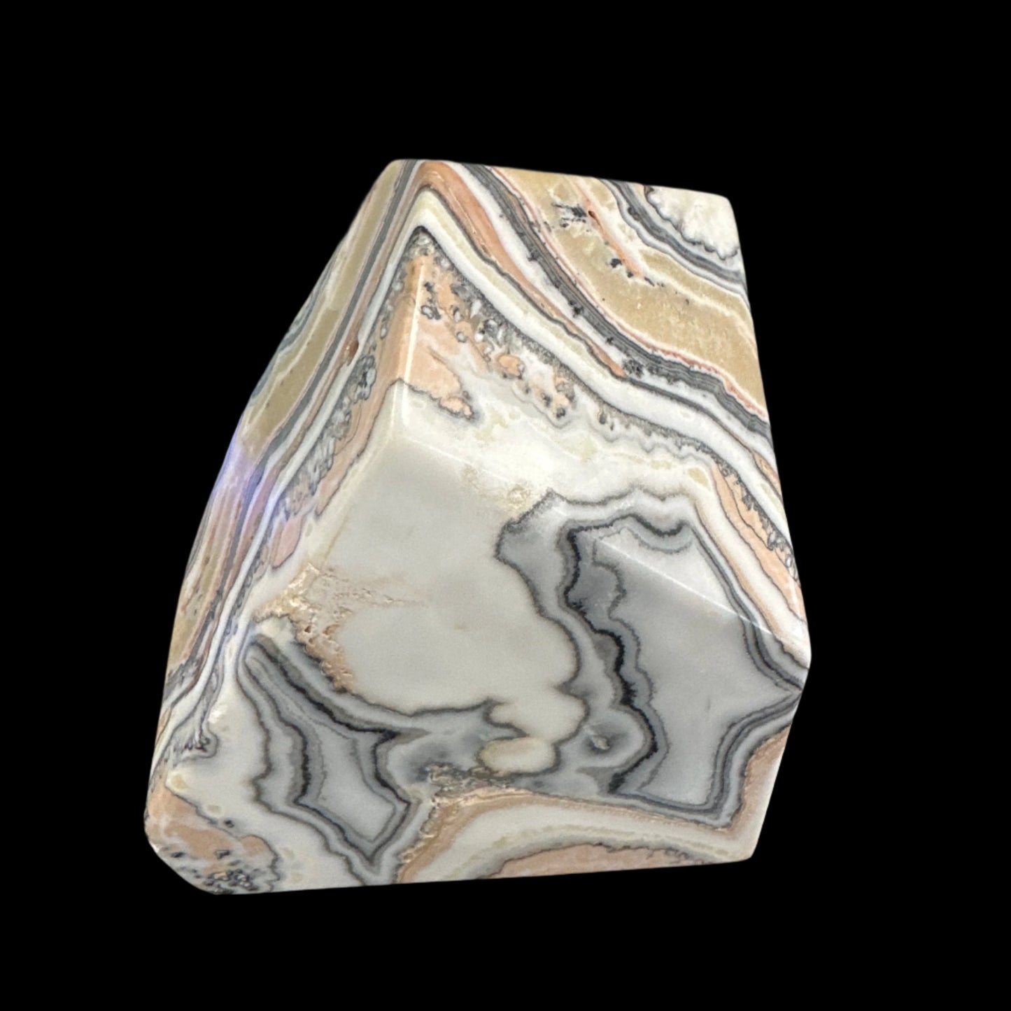 Caramel Banded Calcite Chunk