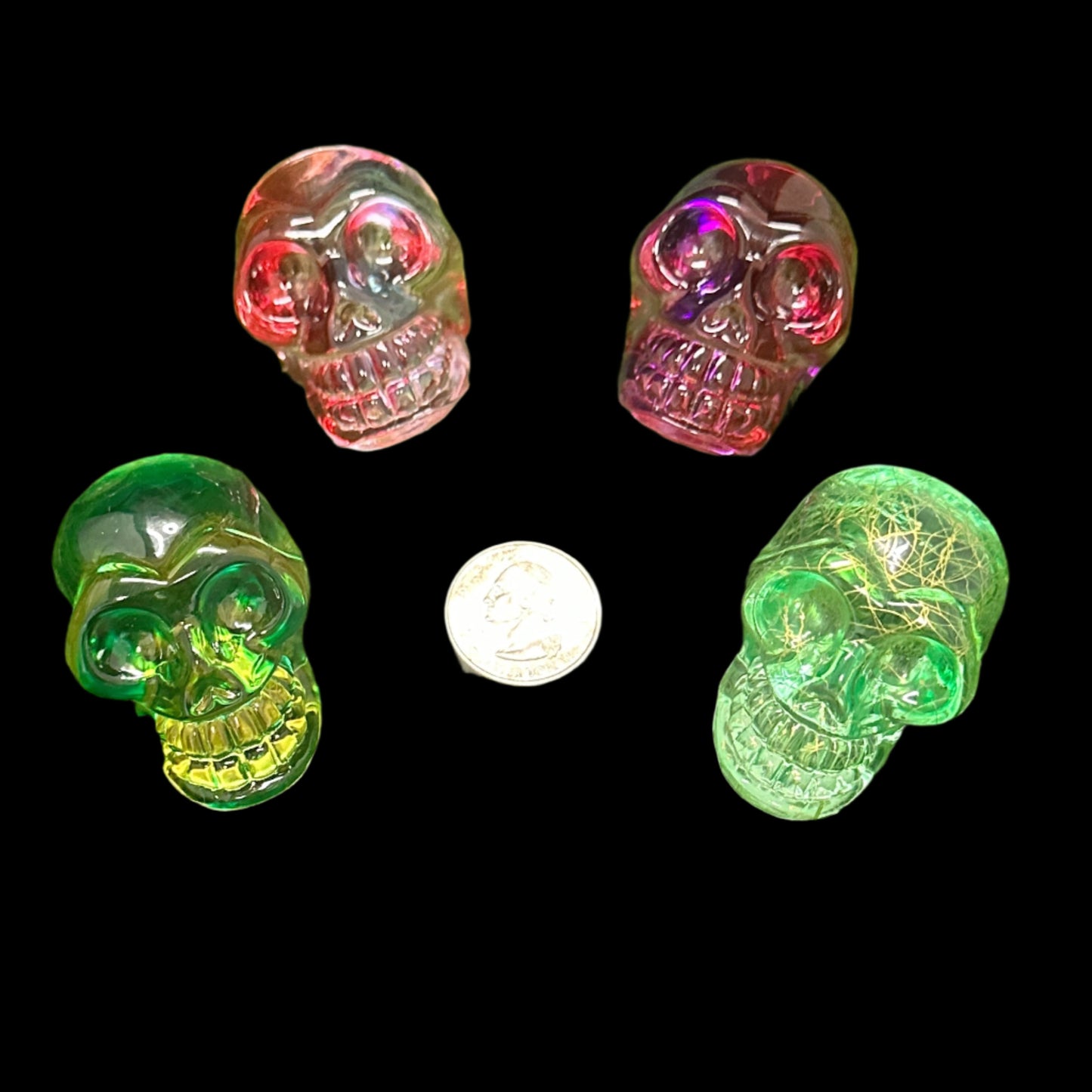 Glass Skulls