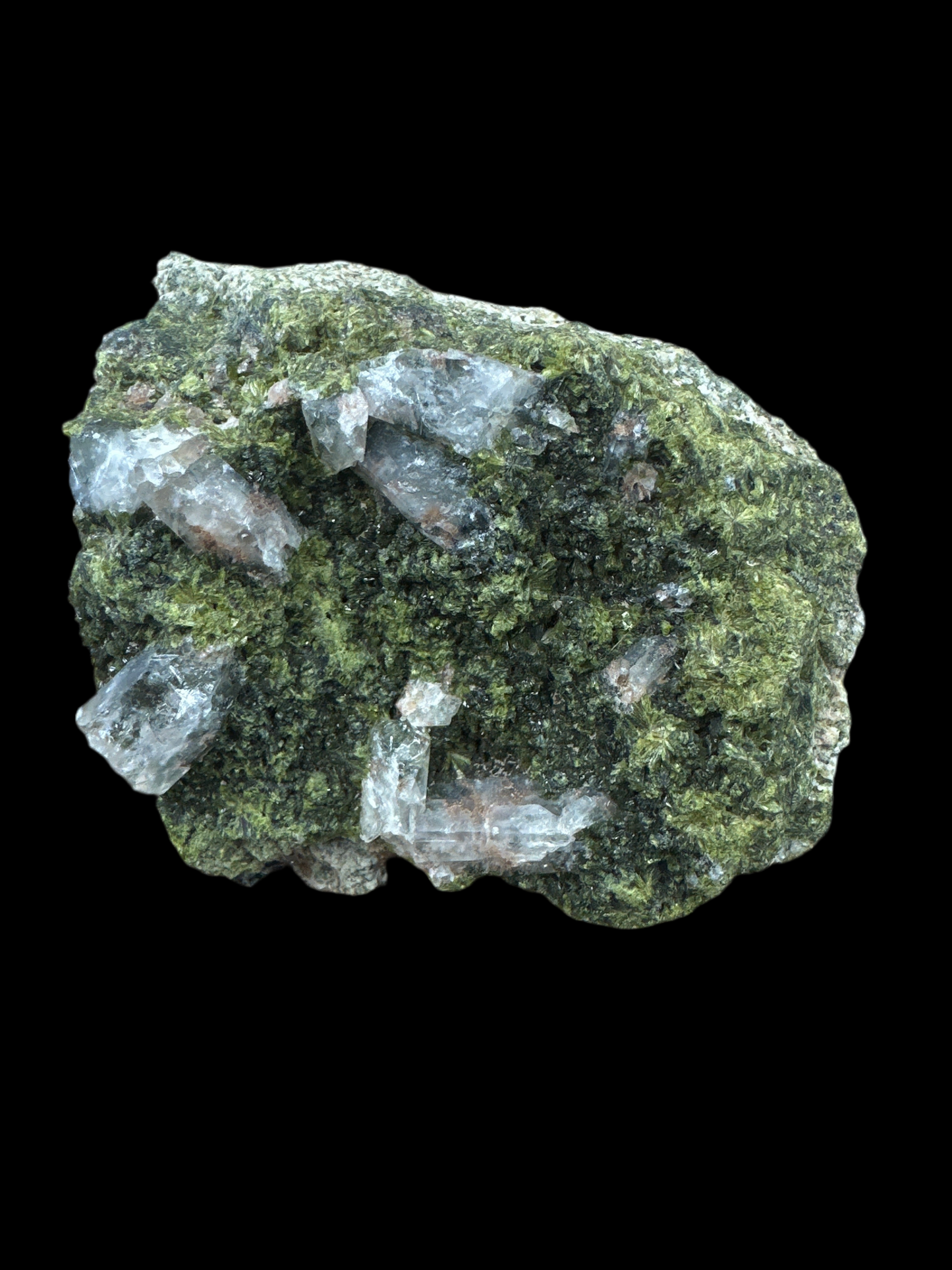 Epidote in matrix chunk