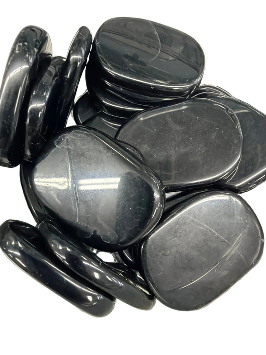 Black Obsidian Worry Stone