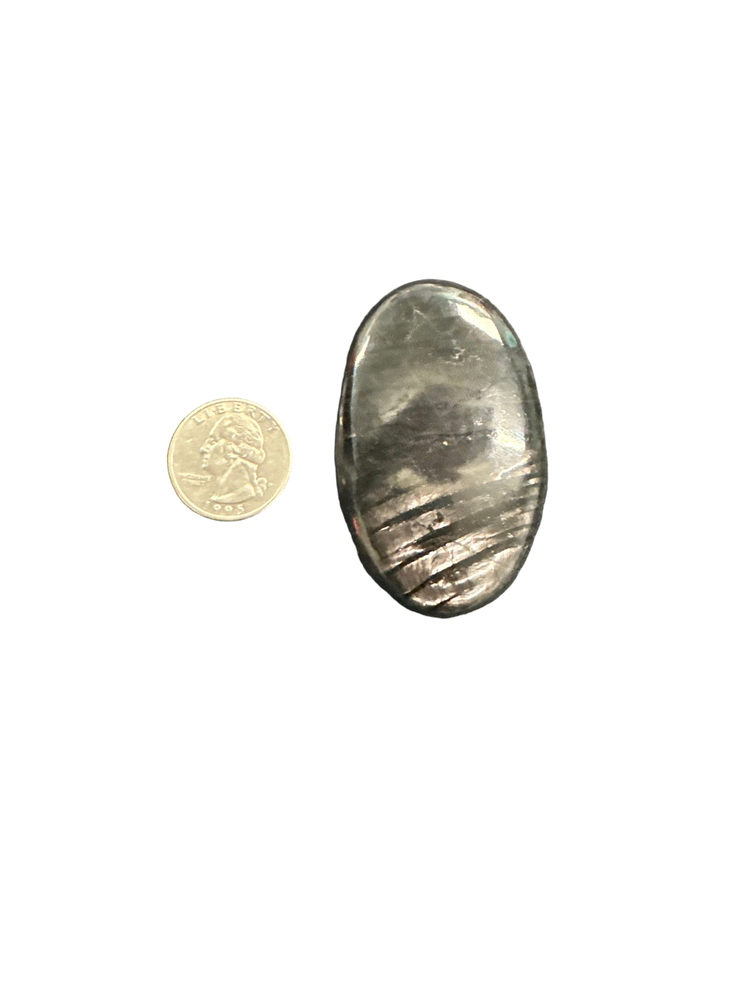 Hypersthene Palm Stone & Heart