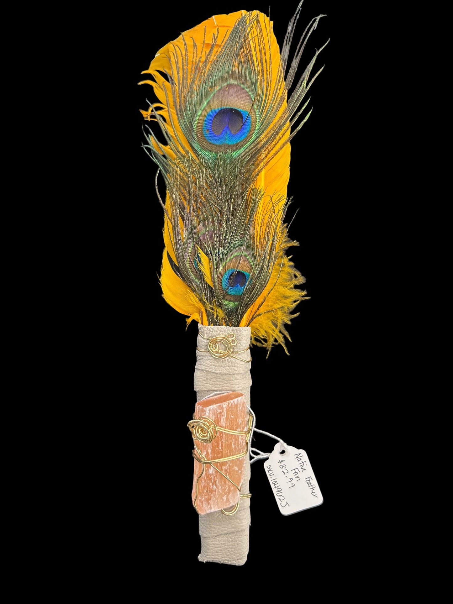 Native made feather fans