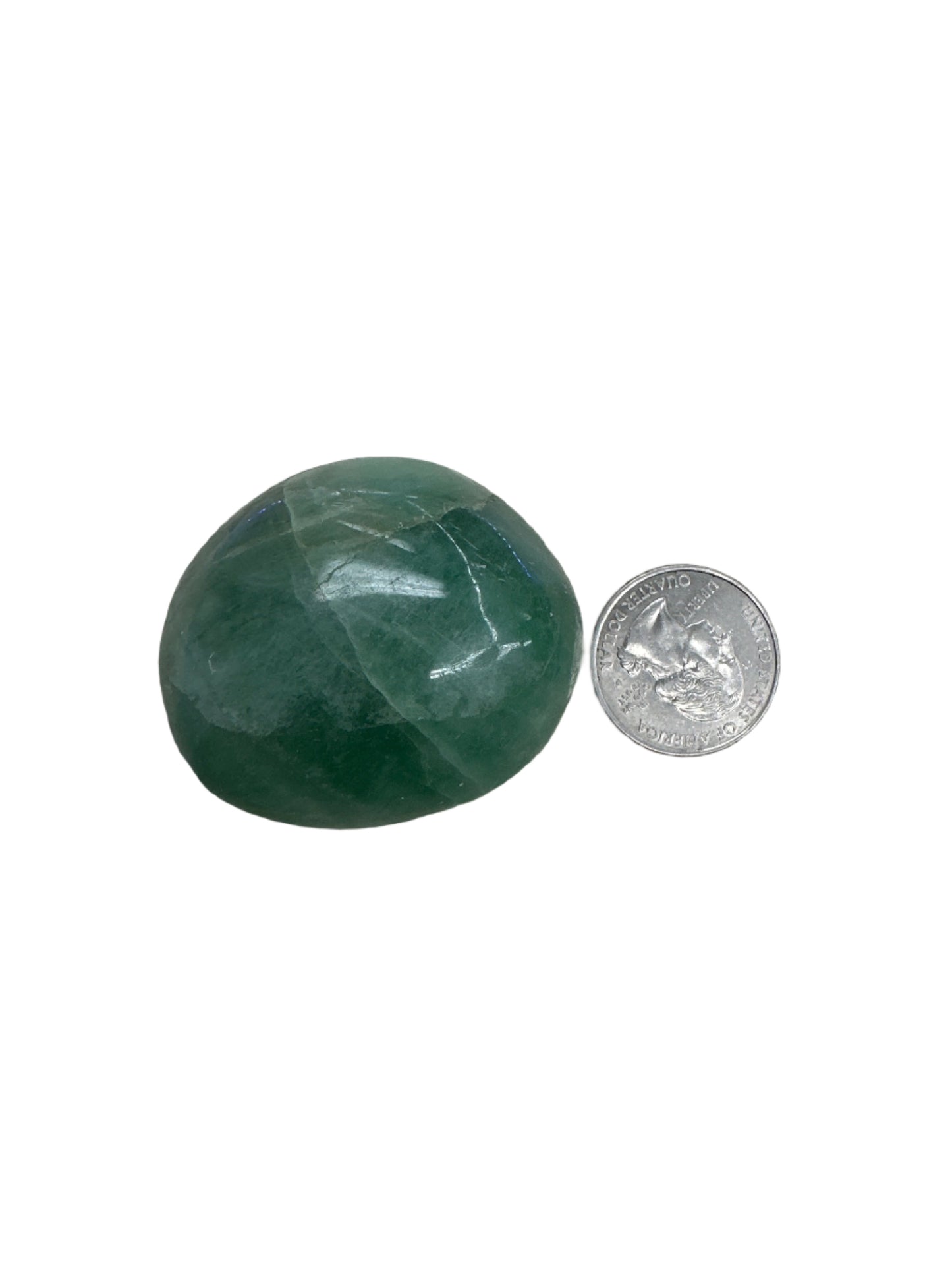 Fluorite palm stone