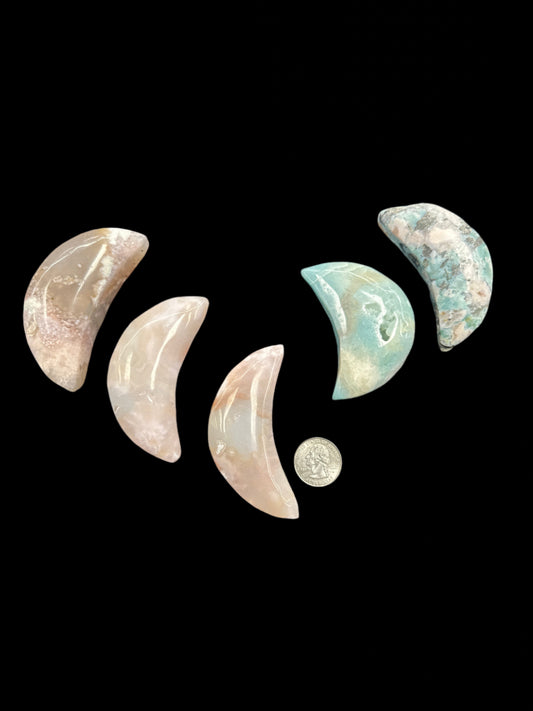 Crescent Moon Gemstone