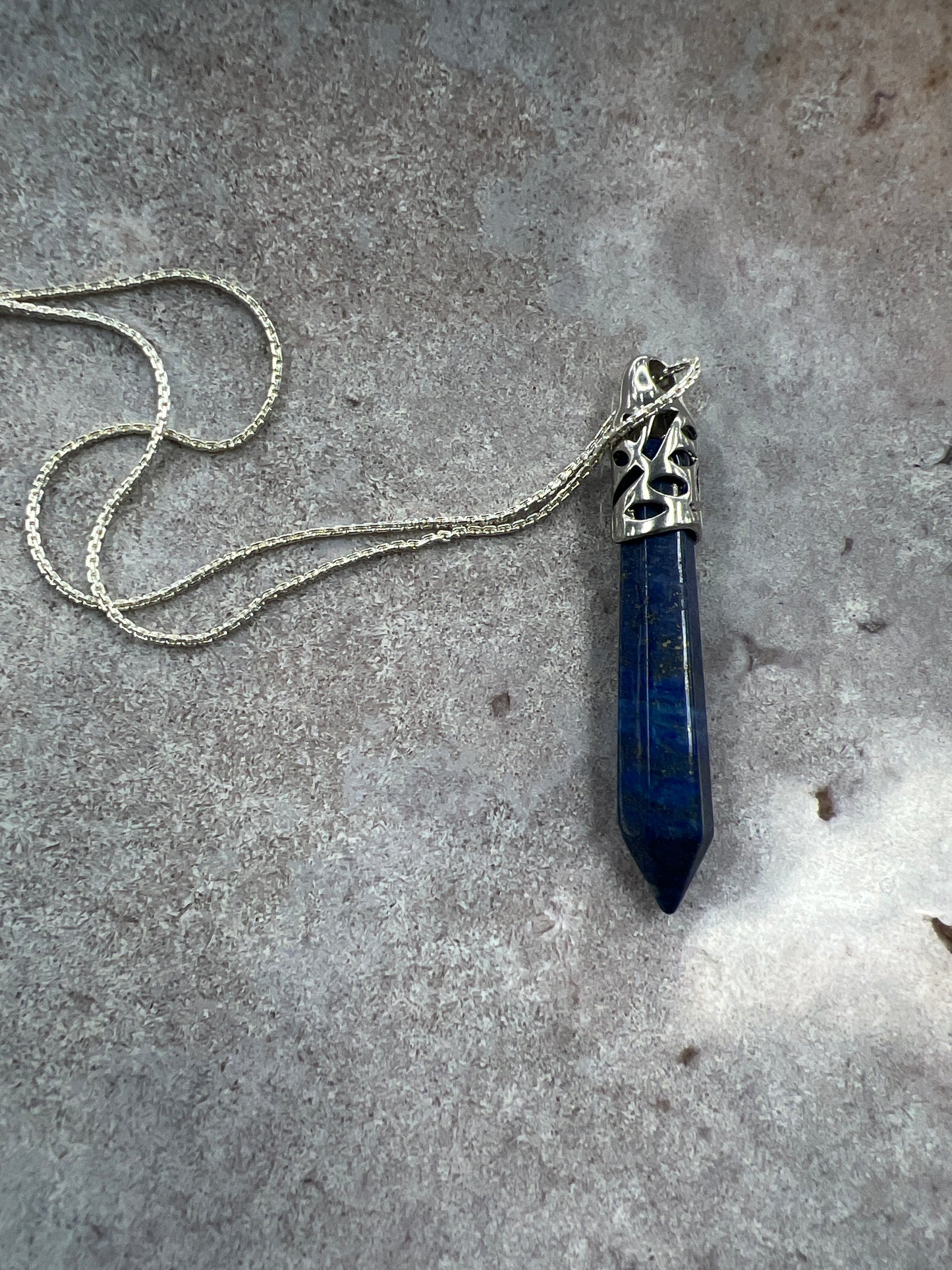 Large Gemstone Point necklace