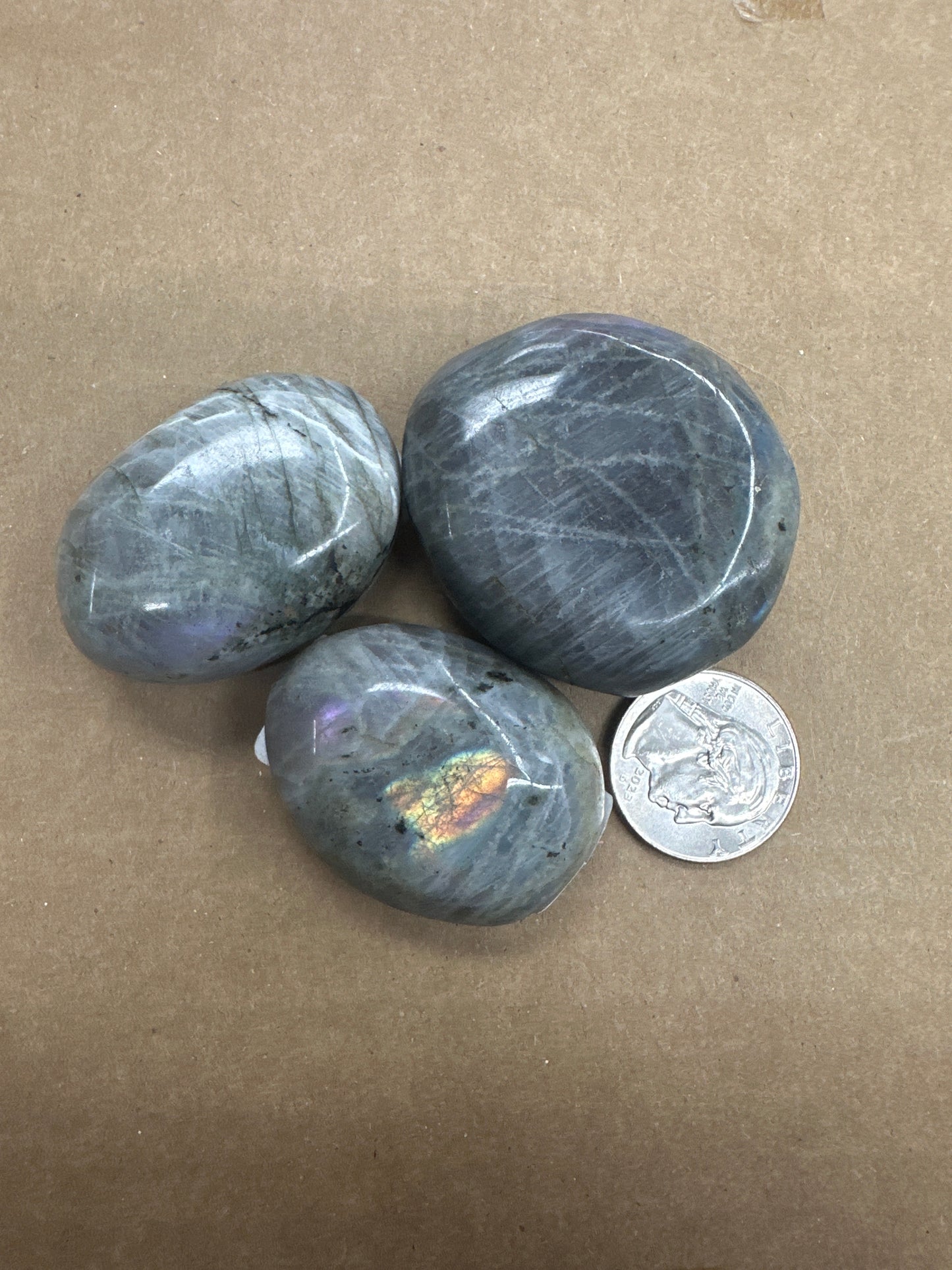 Purple Labradorite Palmstone