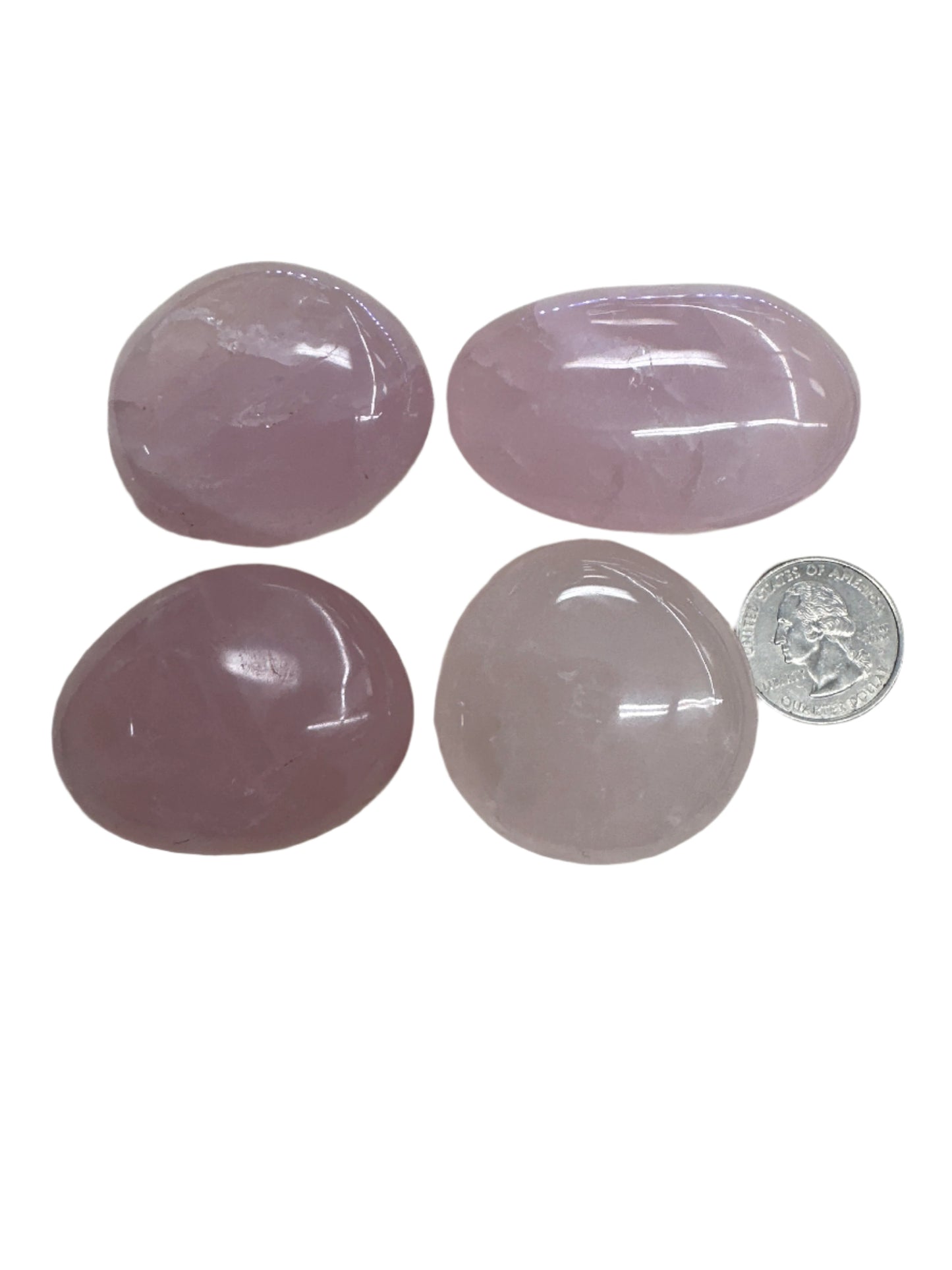 Rose Quartz Palm Stone