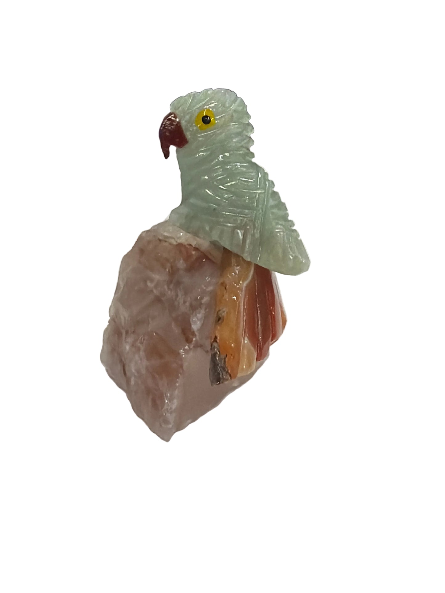 Macaw Crystal Carving