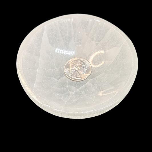 Round Selenite Bowl 10cm