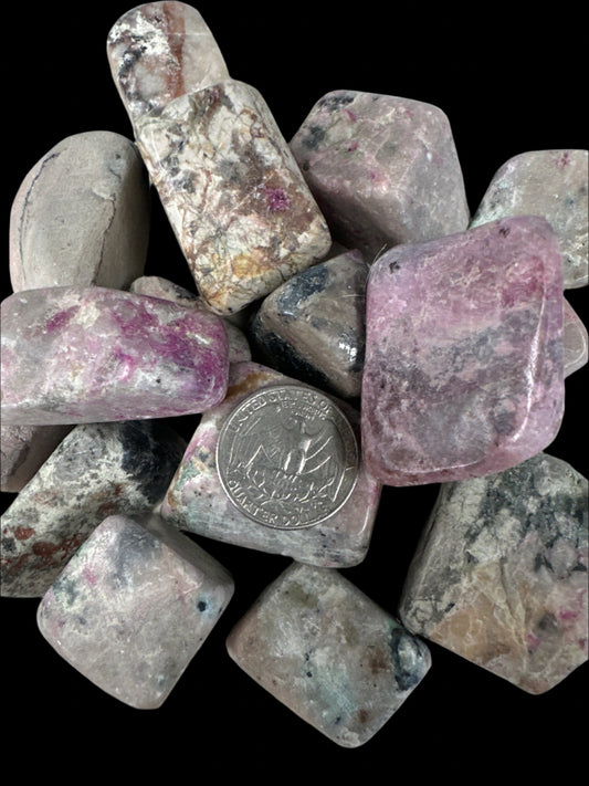 Cobaltian Calcite Tumbled