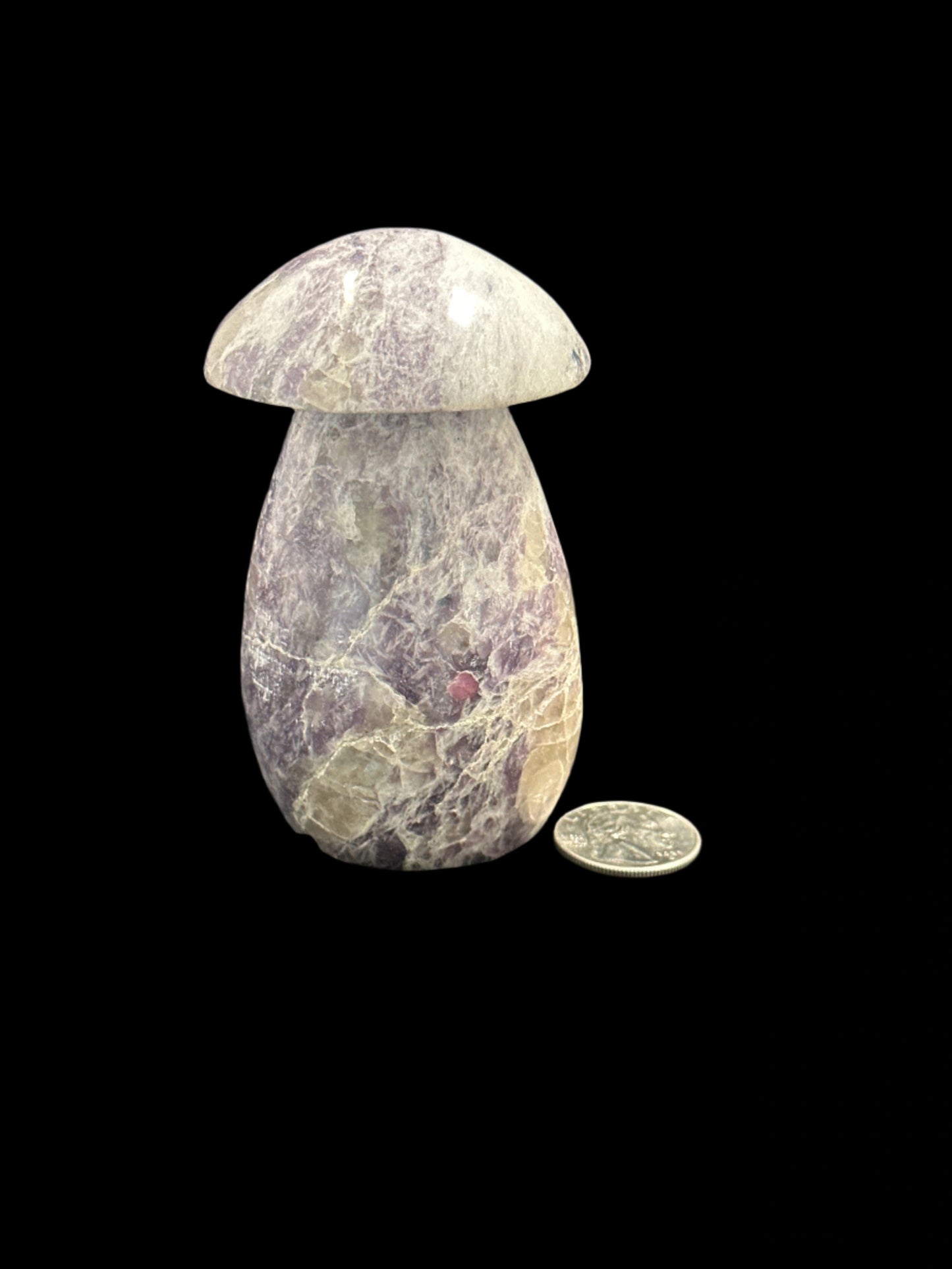 Lepidolite Mushroom