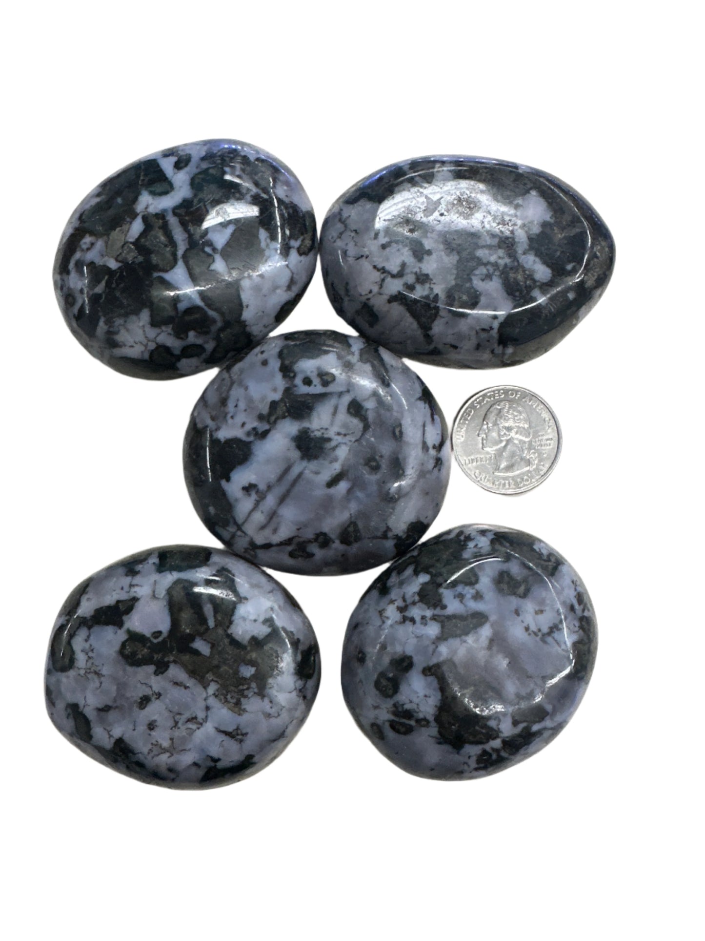 Indigo Gabbro Palm Stone