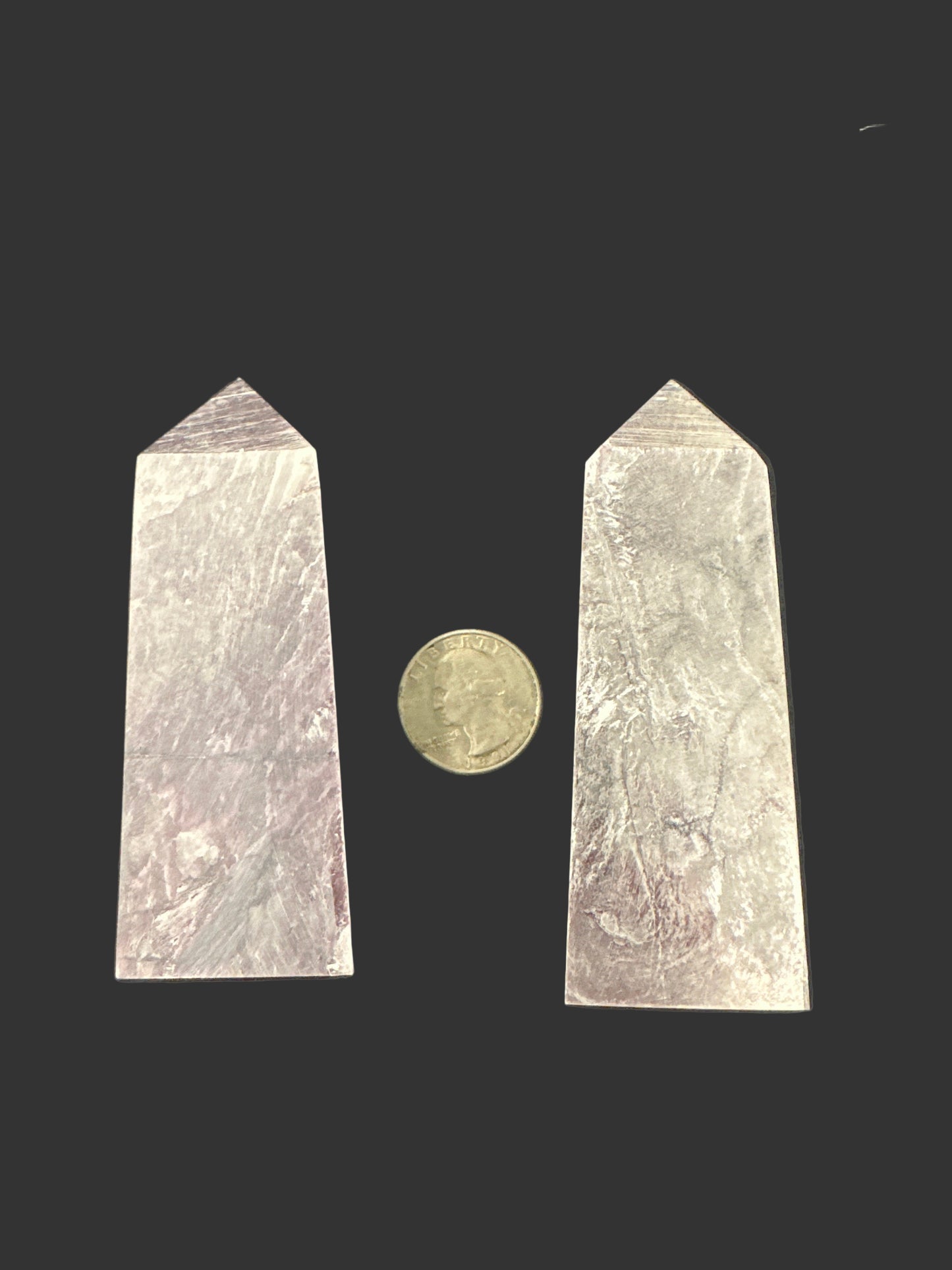 Lepidolite Mica Book Tower Polished