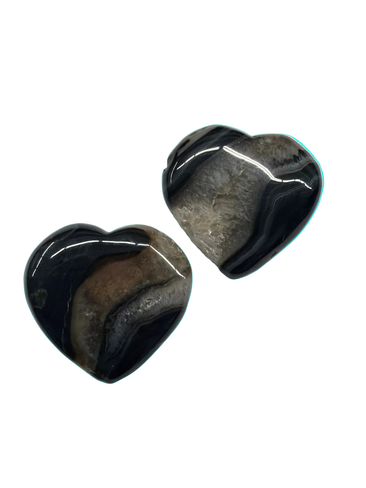 Black Sardonyx Heart