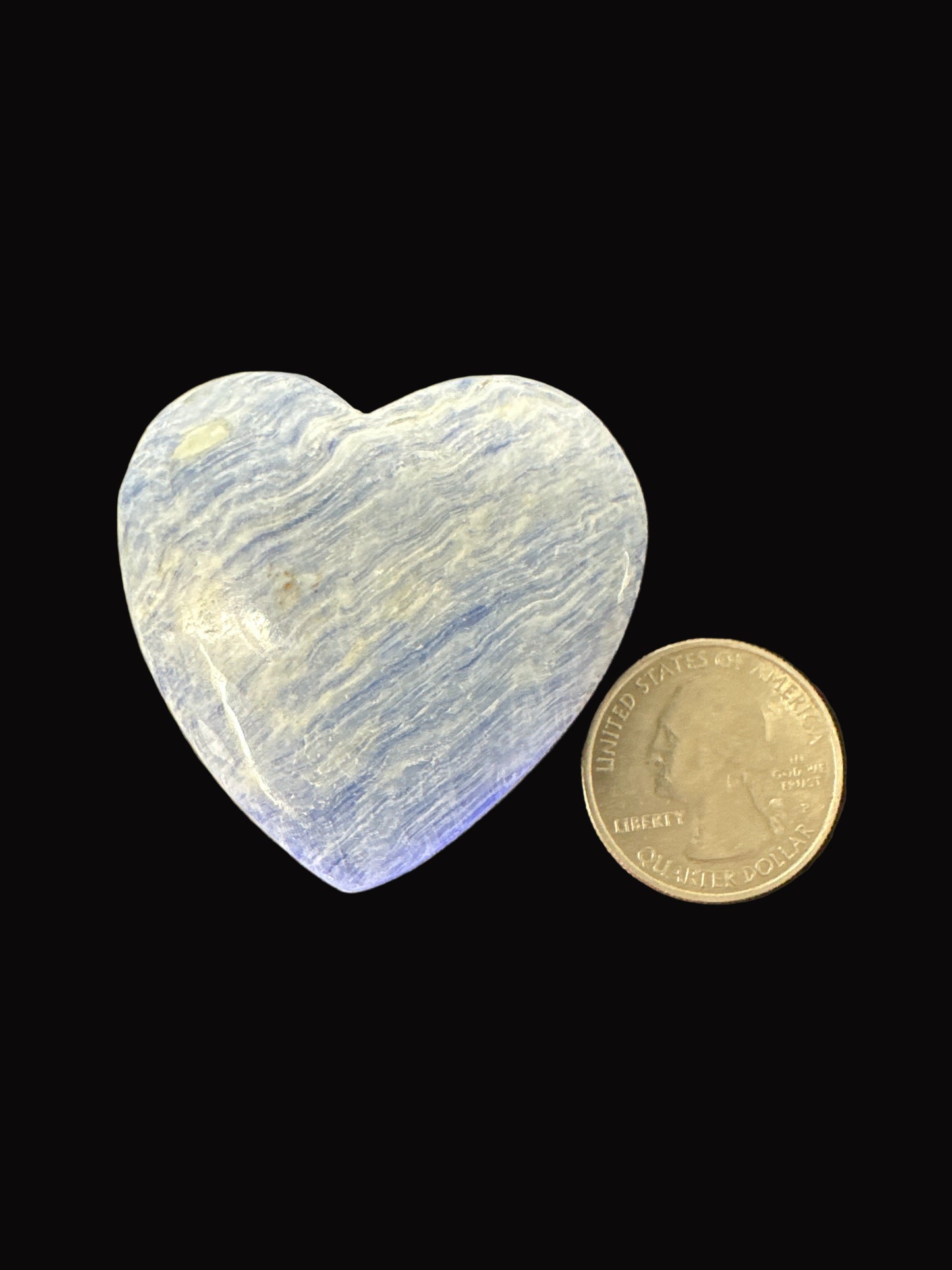 Blue Kyanite Hearts