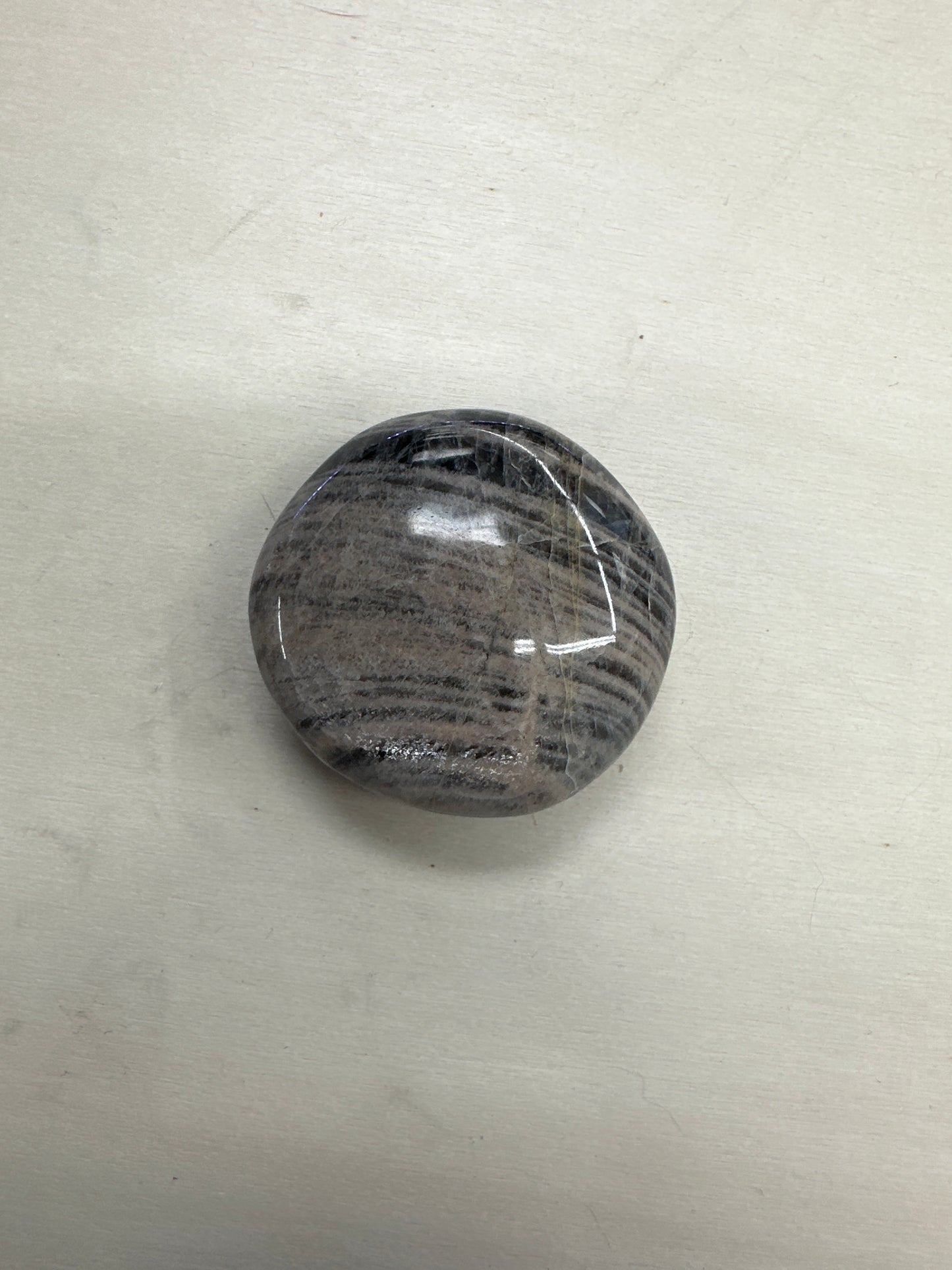 Black Moonstone Palm Stone