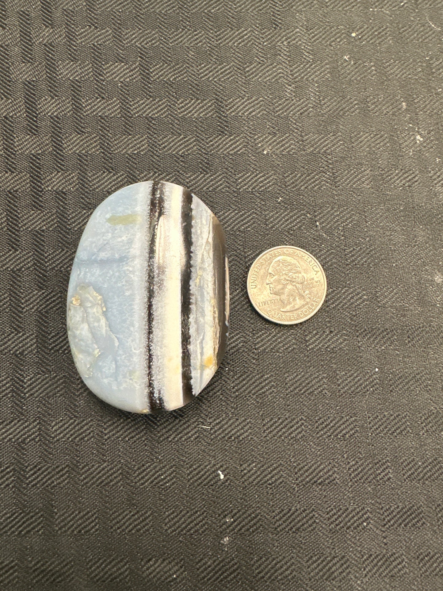 Blue Opal Palm Stone
