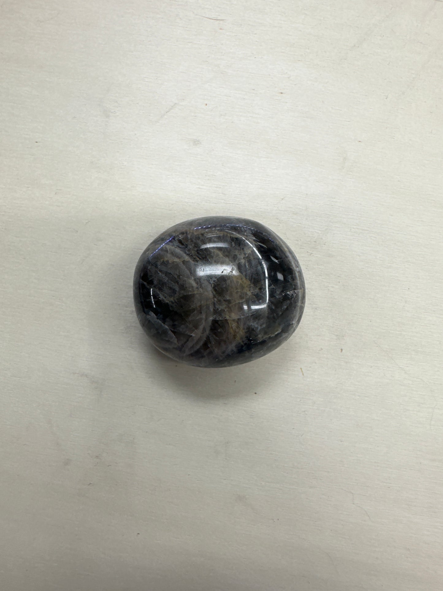 Black Moonstone Palm Stone