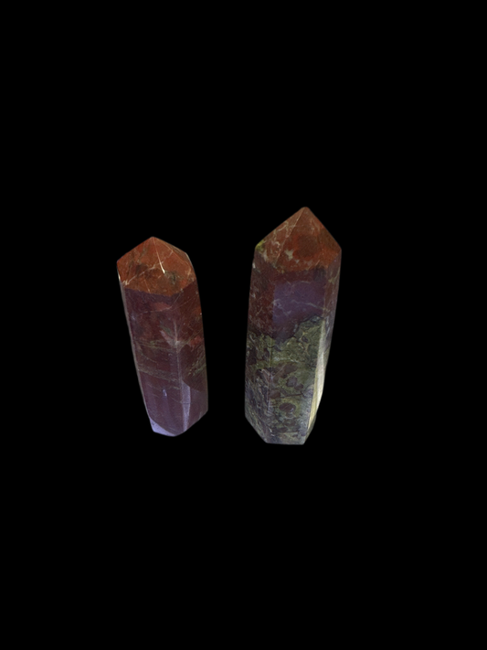 Dragons Blood Jasper Tower 2.5”H