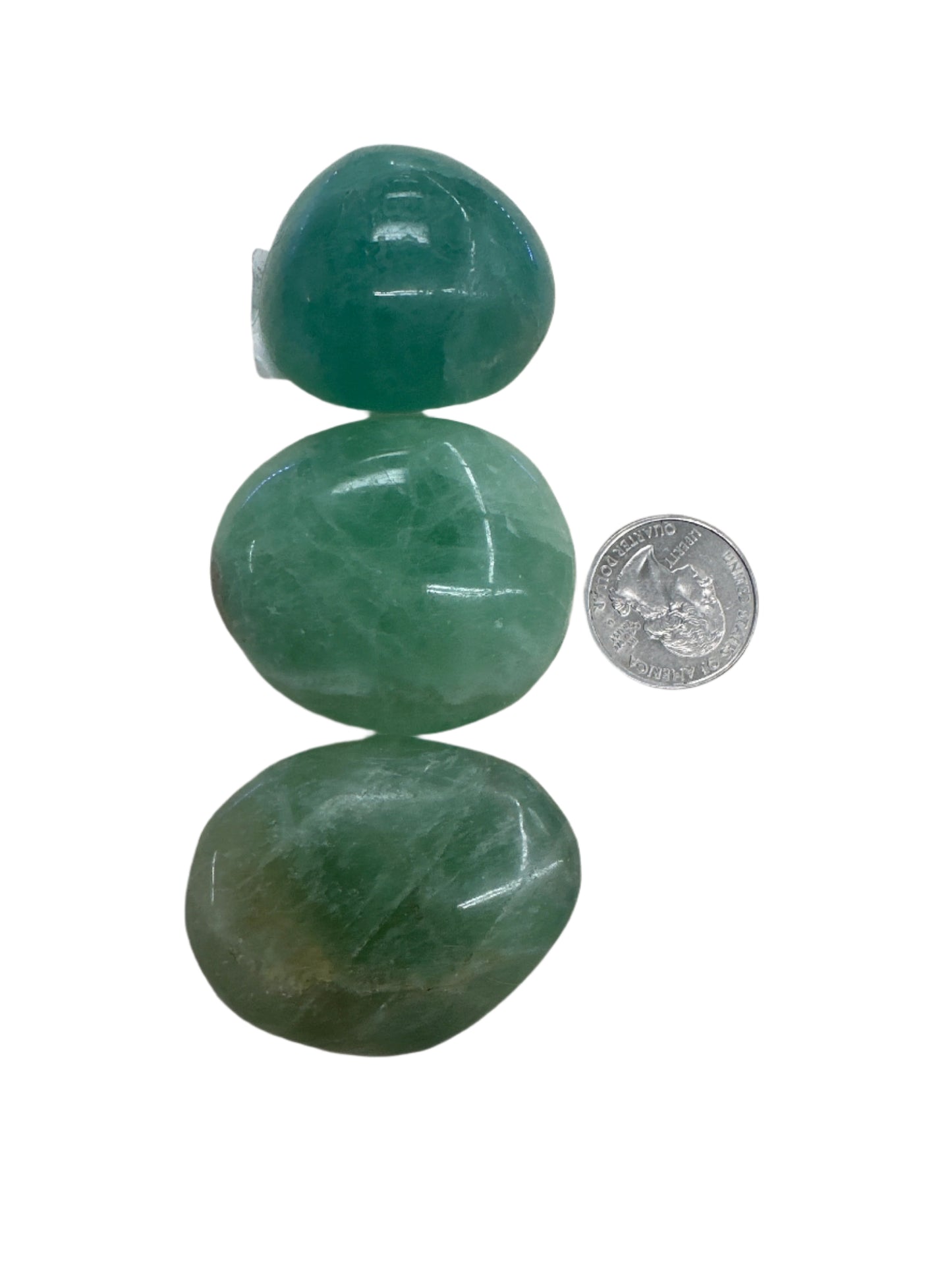 Fluorite palm stone