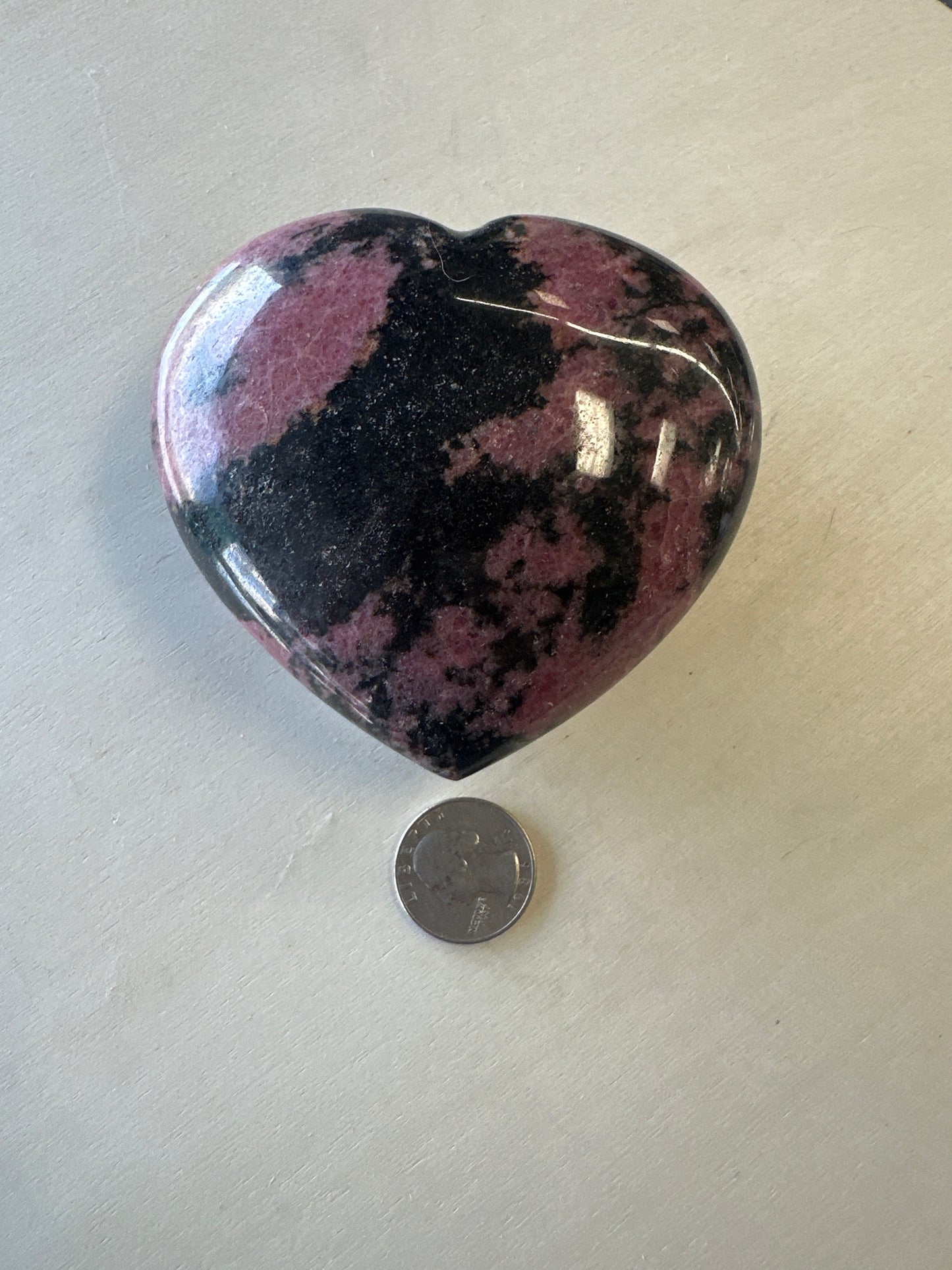 Rhodonite Heart