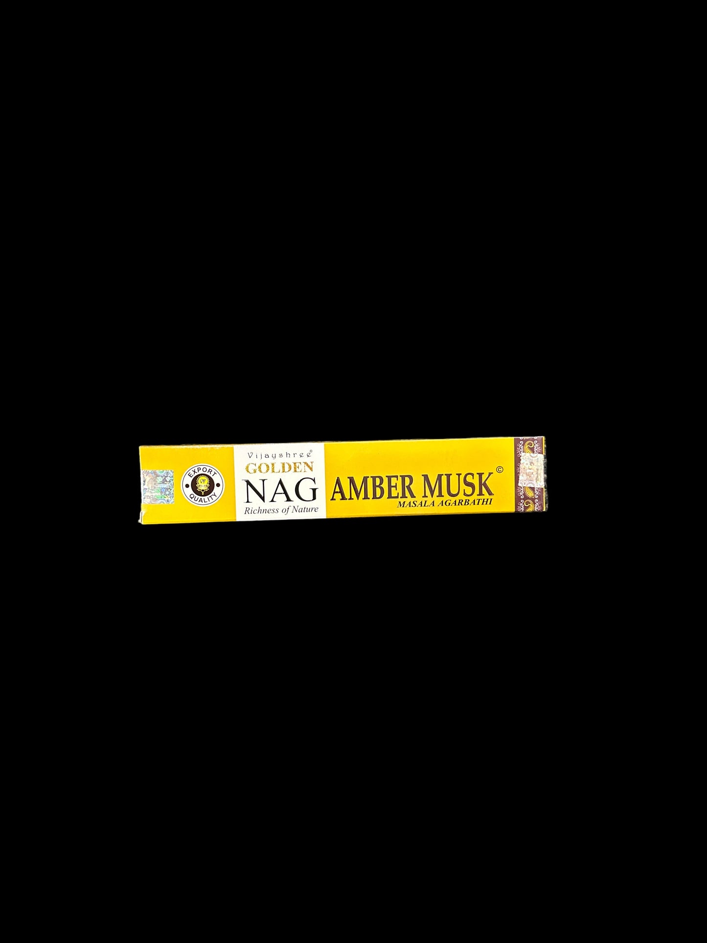 Golden Nag Amber Musk Incense Sticks