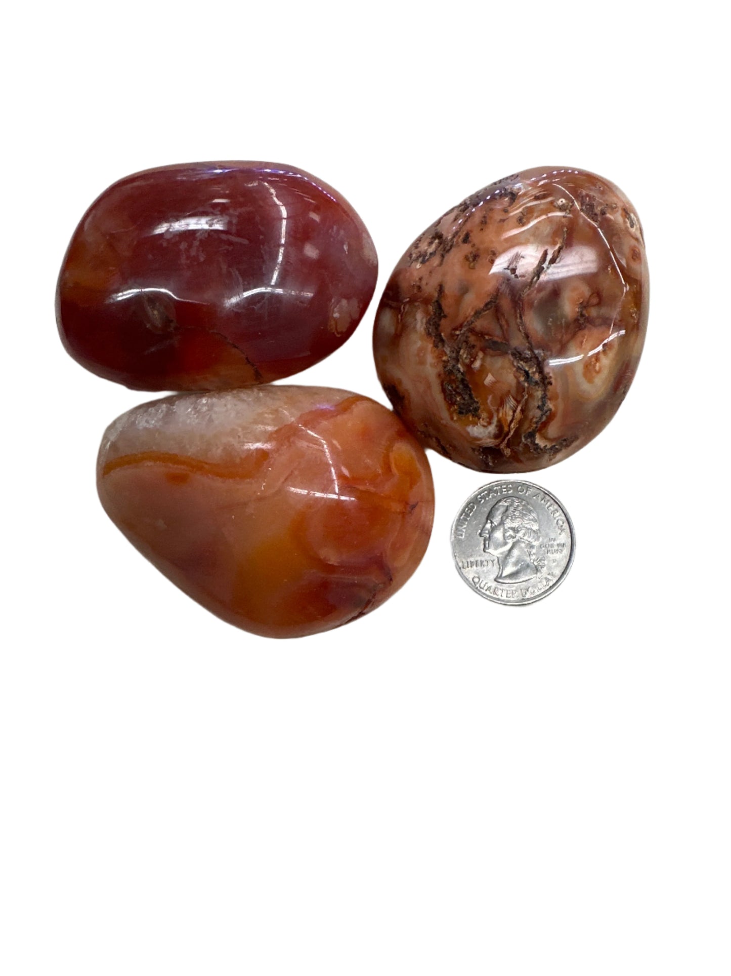 Carnelian Palm Stone