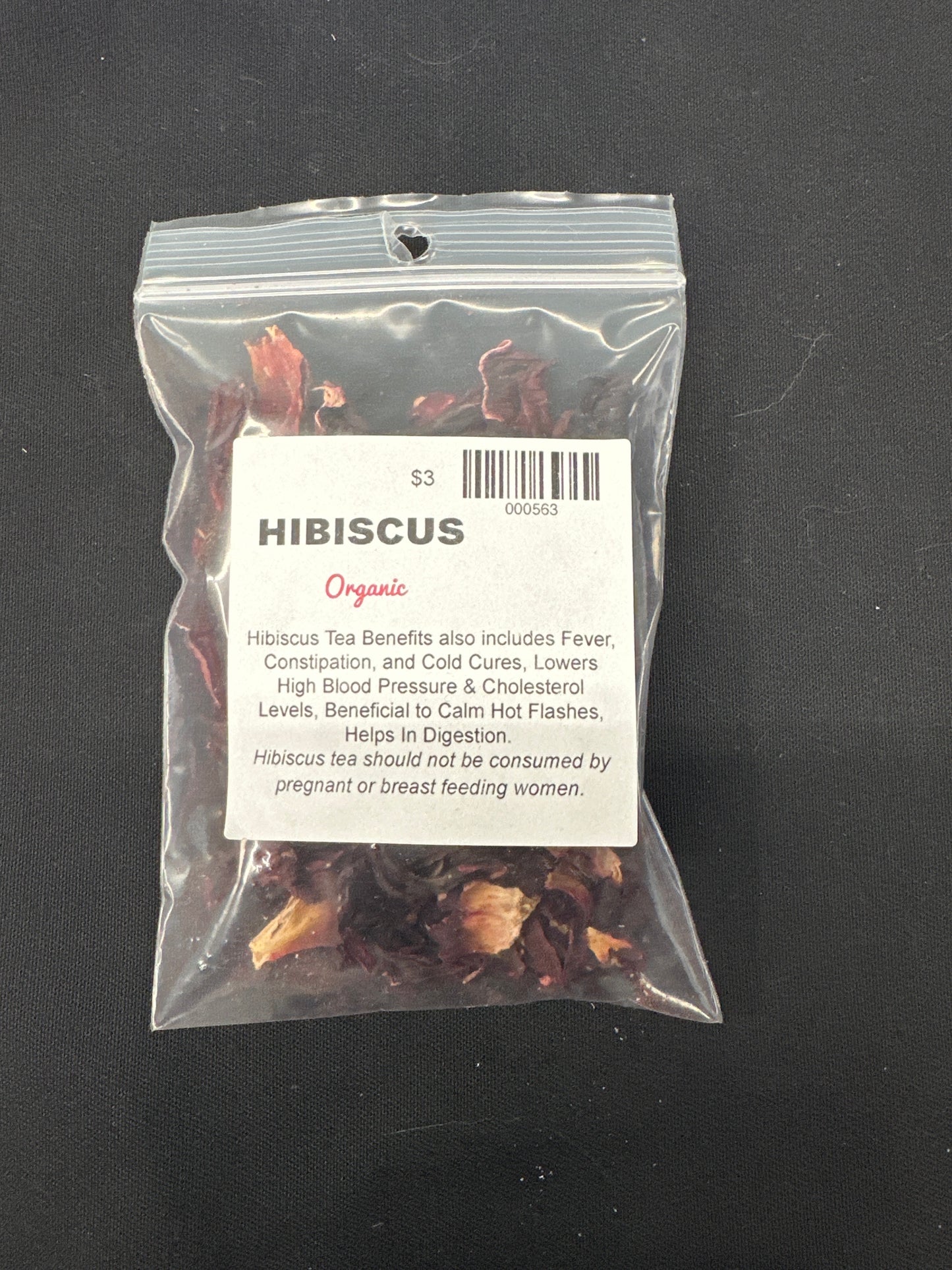 Hibiscus 1/2oz (Organic)