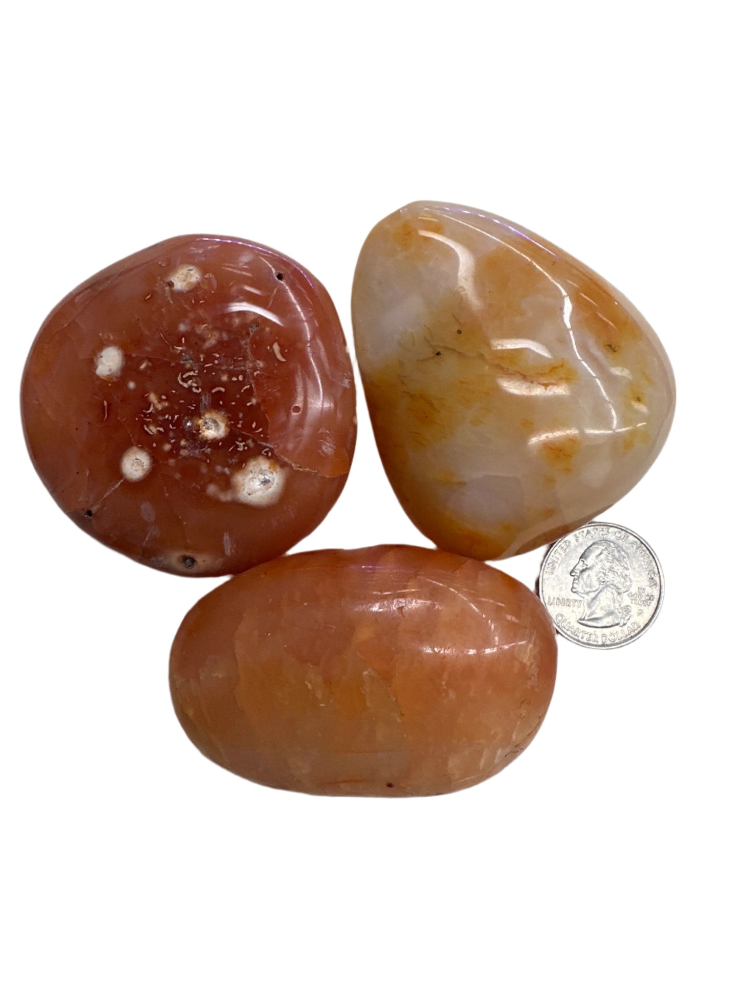 Carnelian Palm Stone