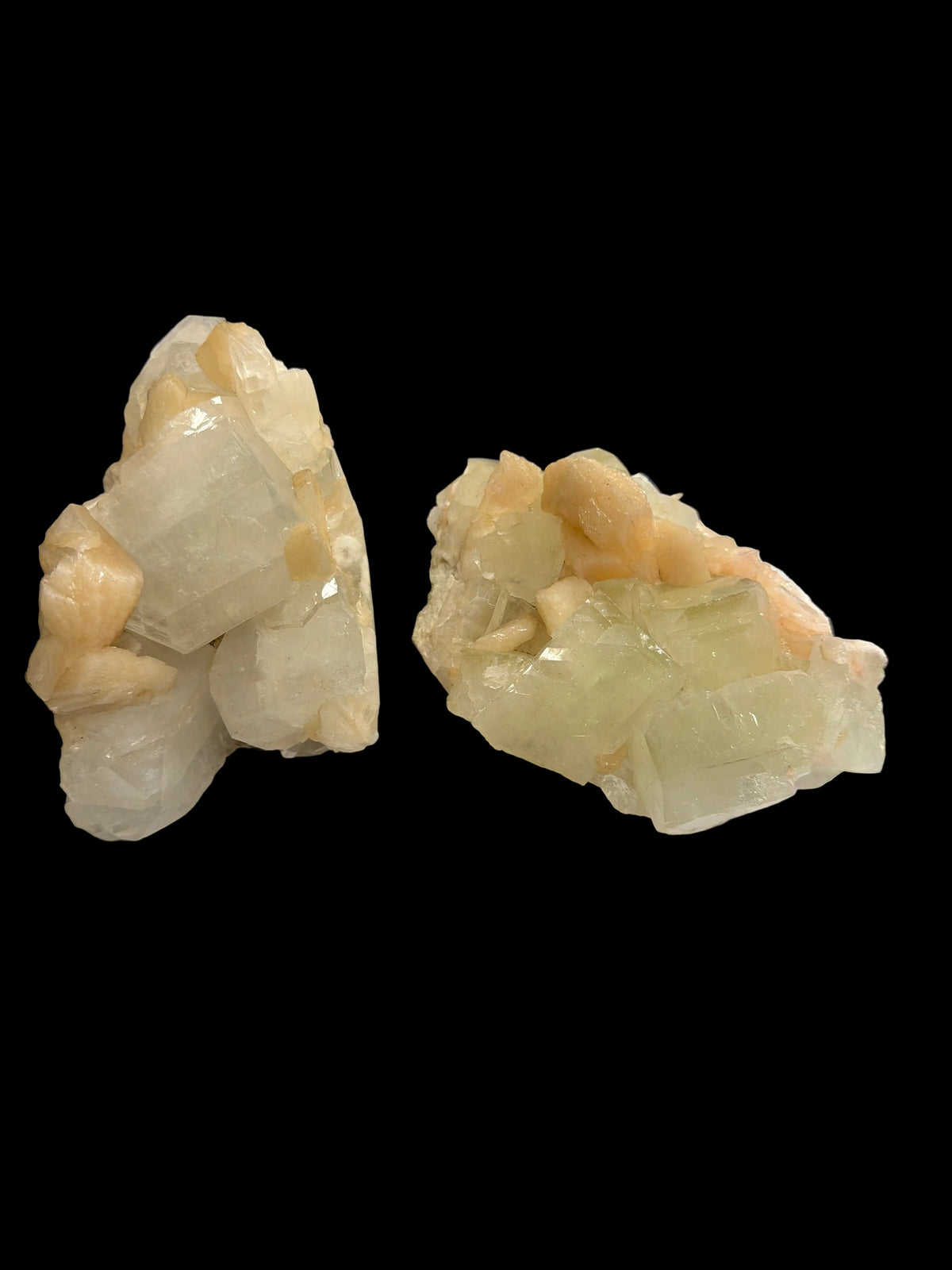 Apophyllite & Stilbite Cluster