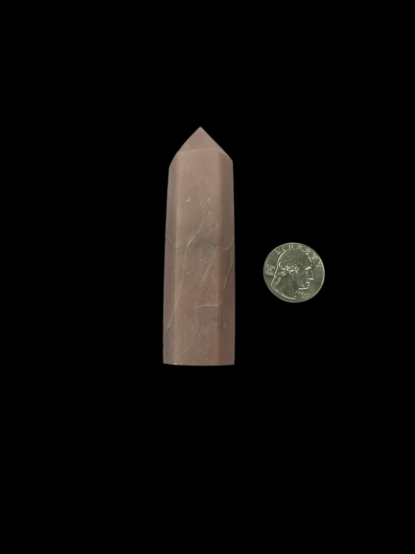 Pink Opal Tower 4”H