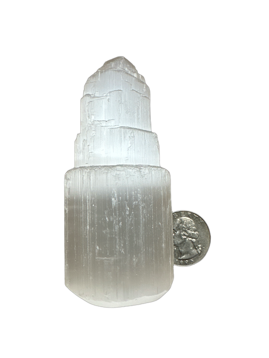 Selenite Tower 8cm