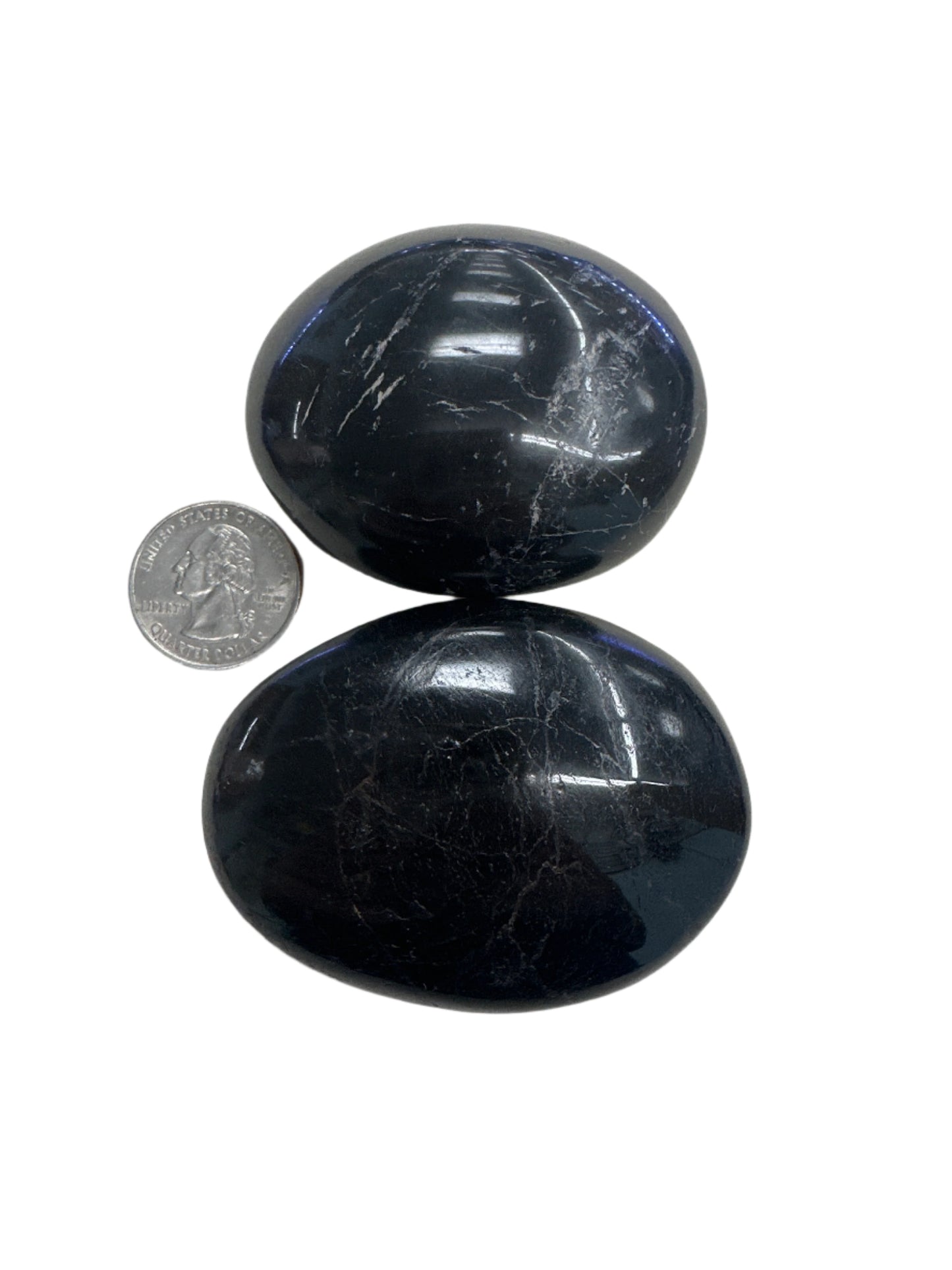 Black Tourmaline Palm Stone