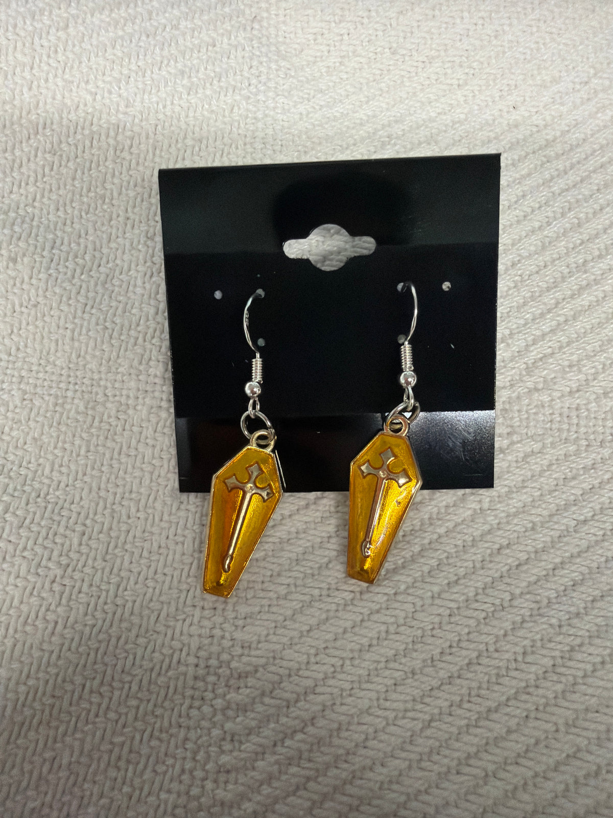 Coffin earrings