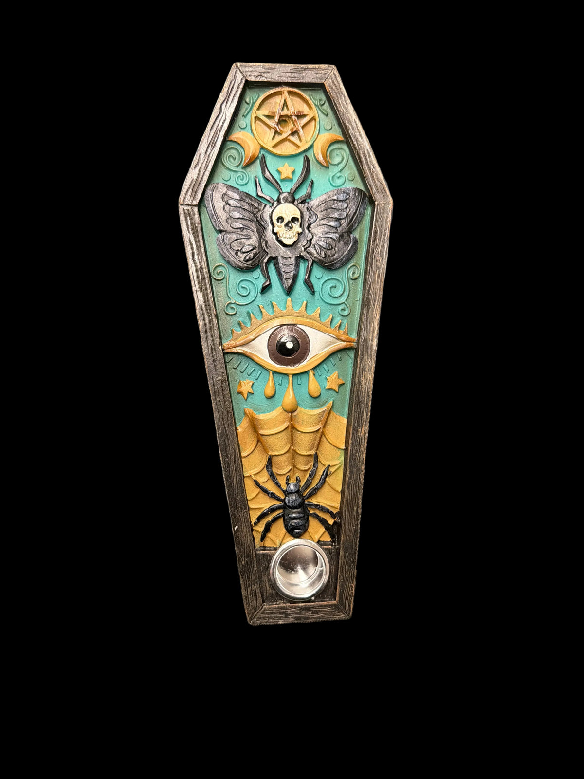 Gothic Coffin Incense Burner
