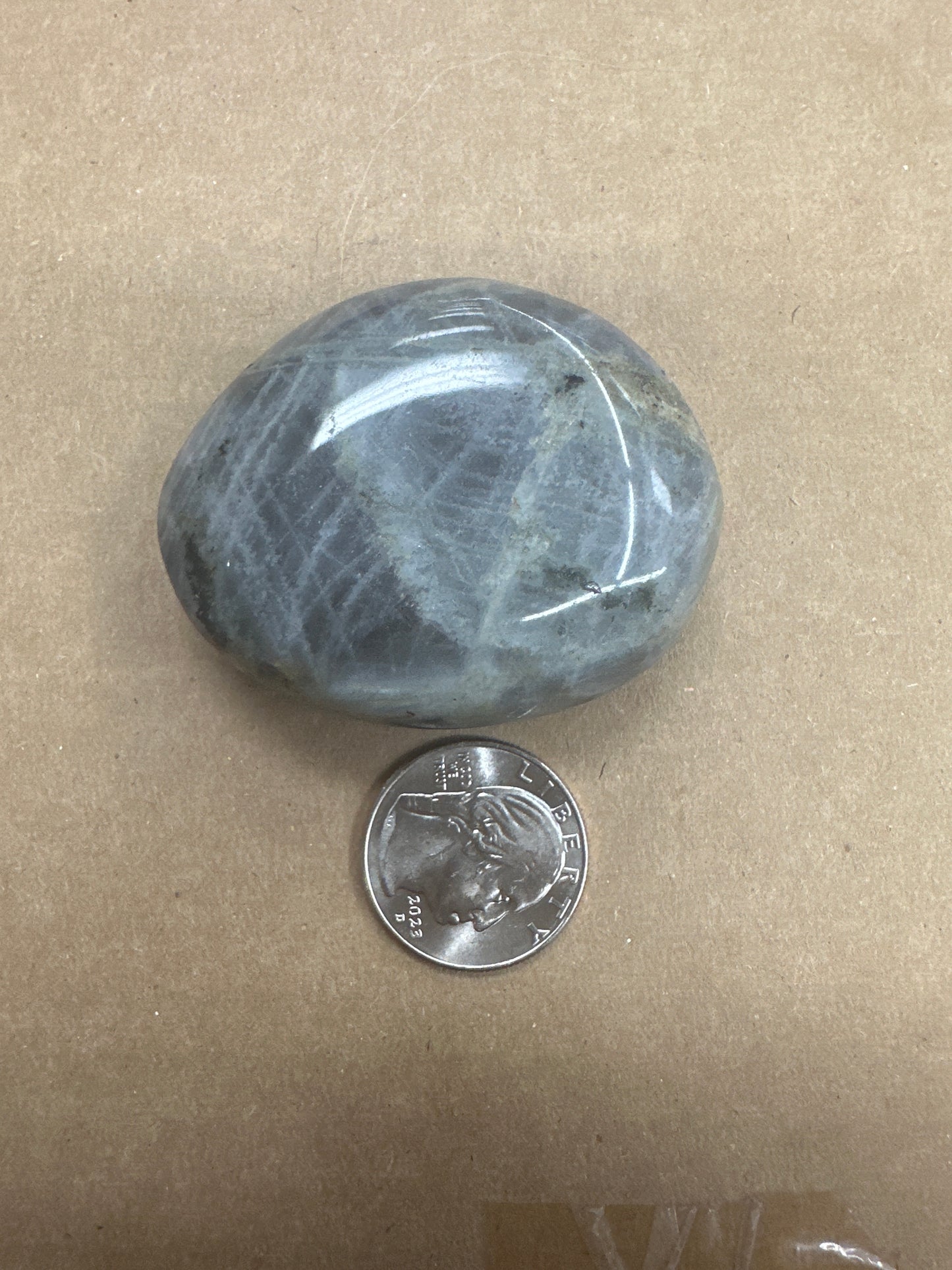 Purple Labradorite Palmstone