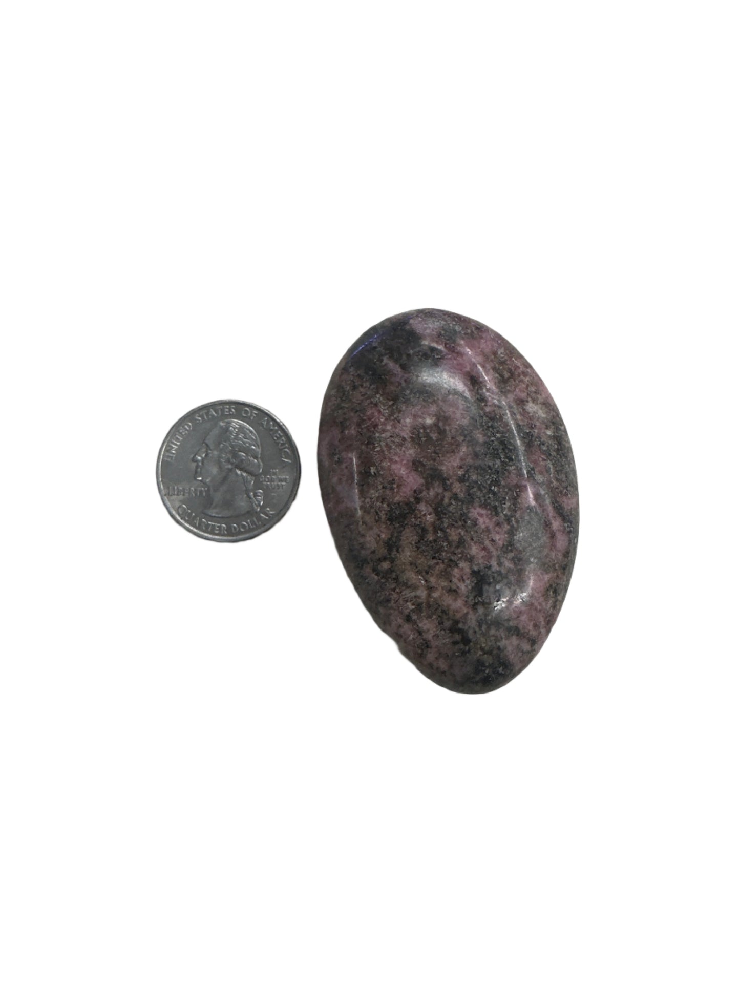 Rhodonite Palm Stone