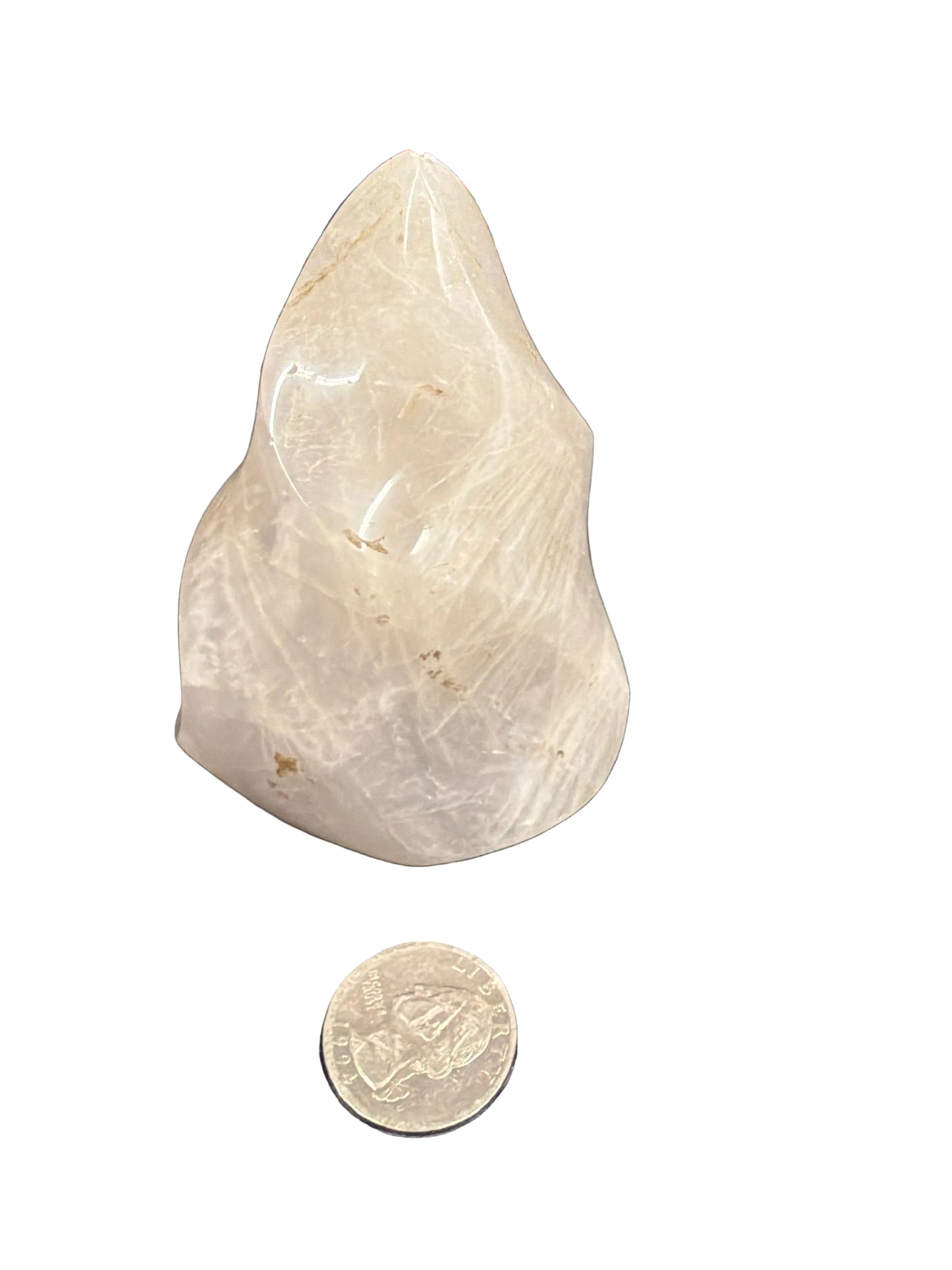Blue Rose Quartz Flame
