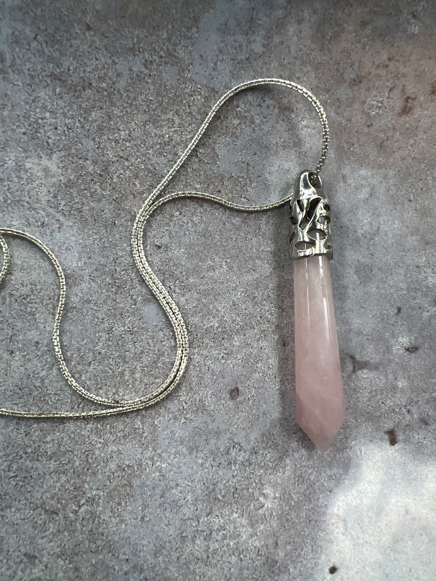 Large Gemstone Point necklace