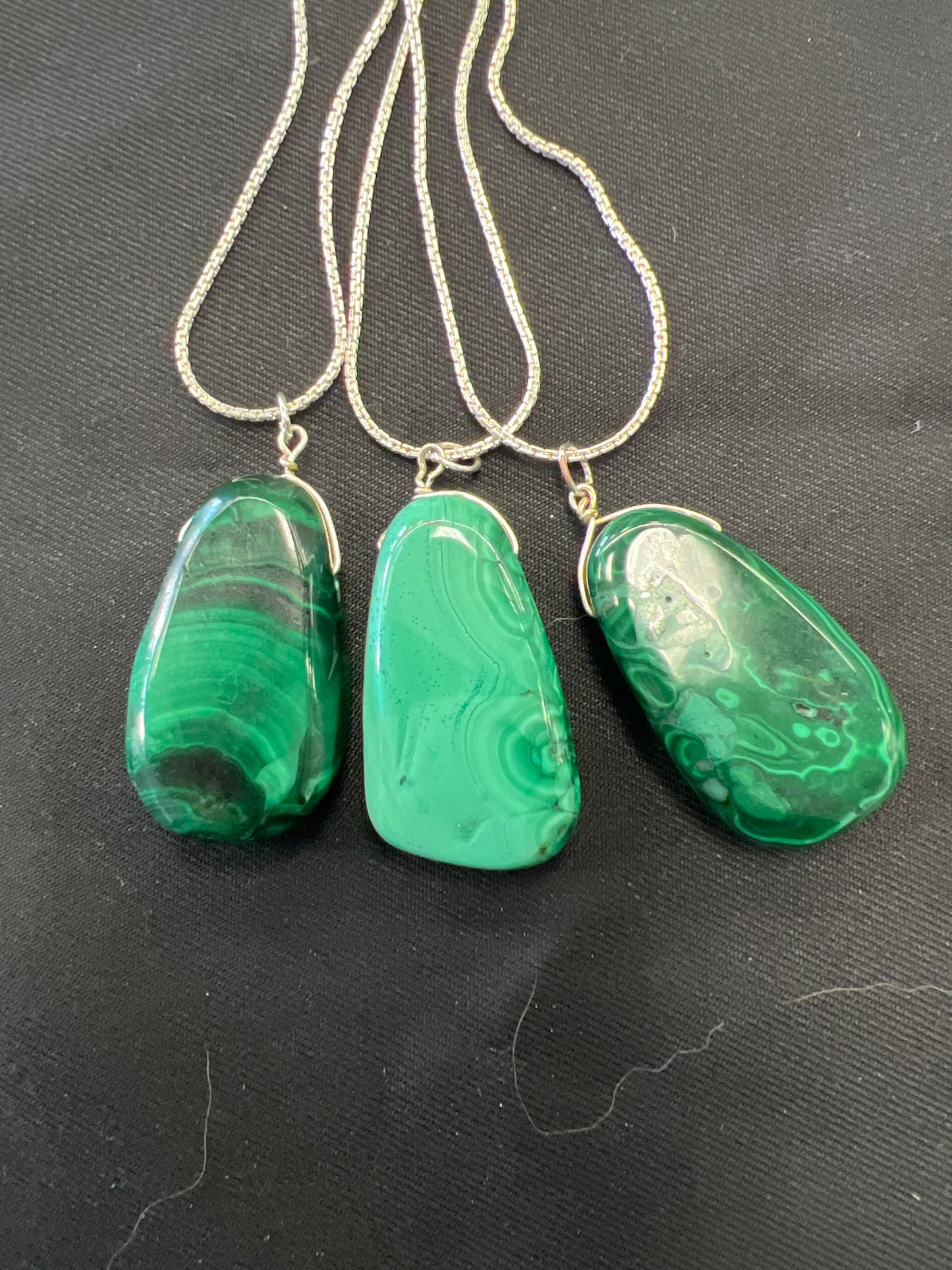 Chrysoprase & Malachite Necklaces