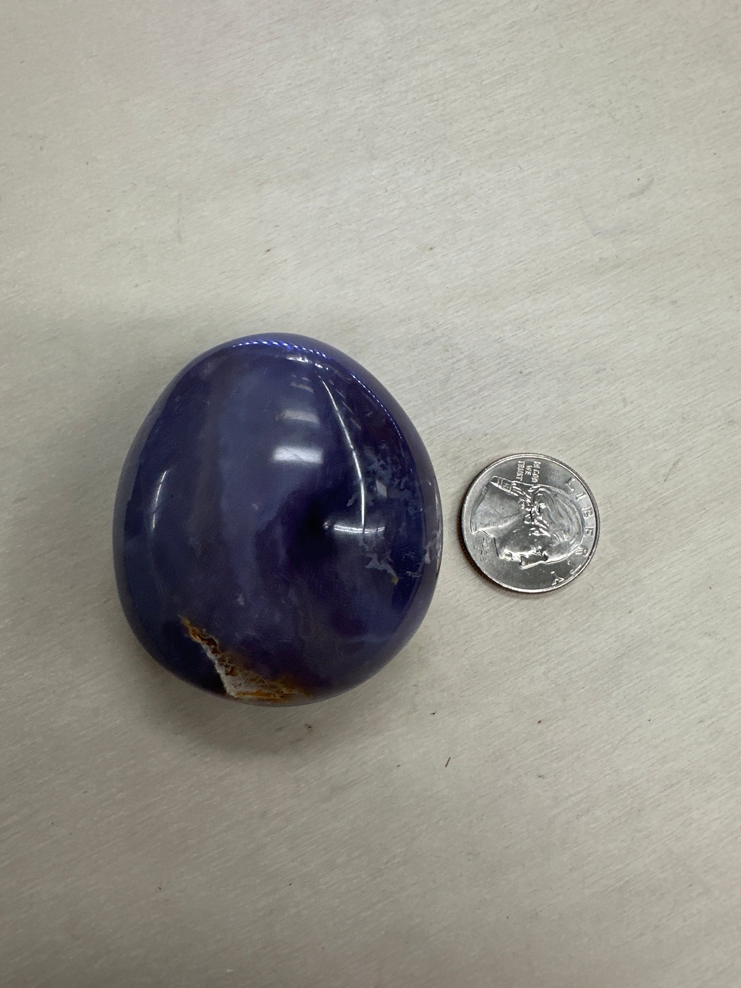 Violet Flame Agate Palm Stones