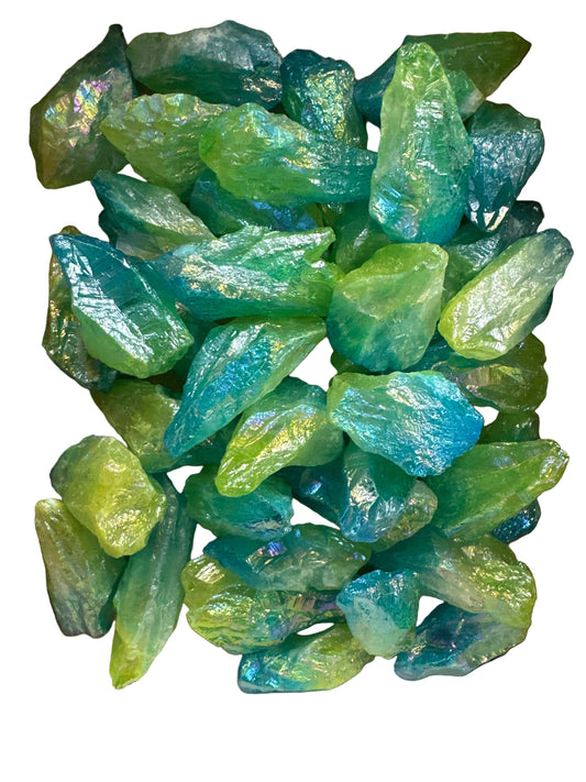 Aqua Apple Aura Quartz